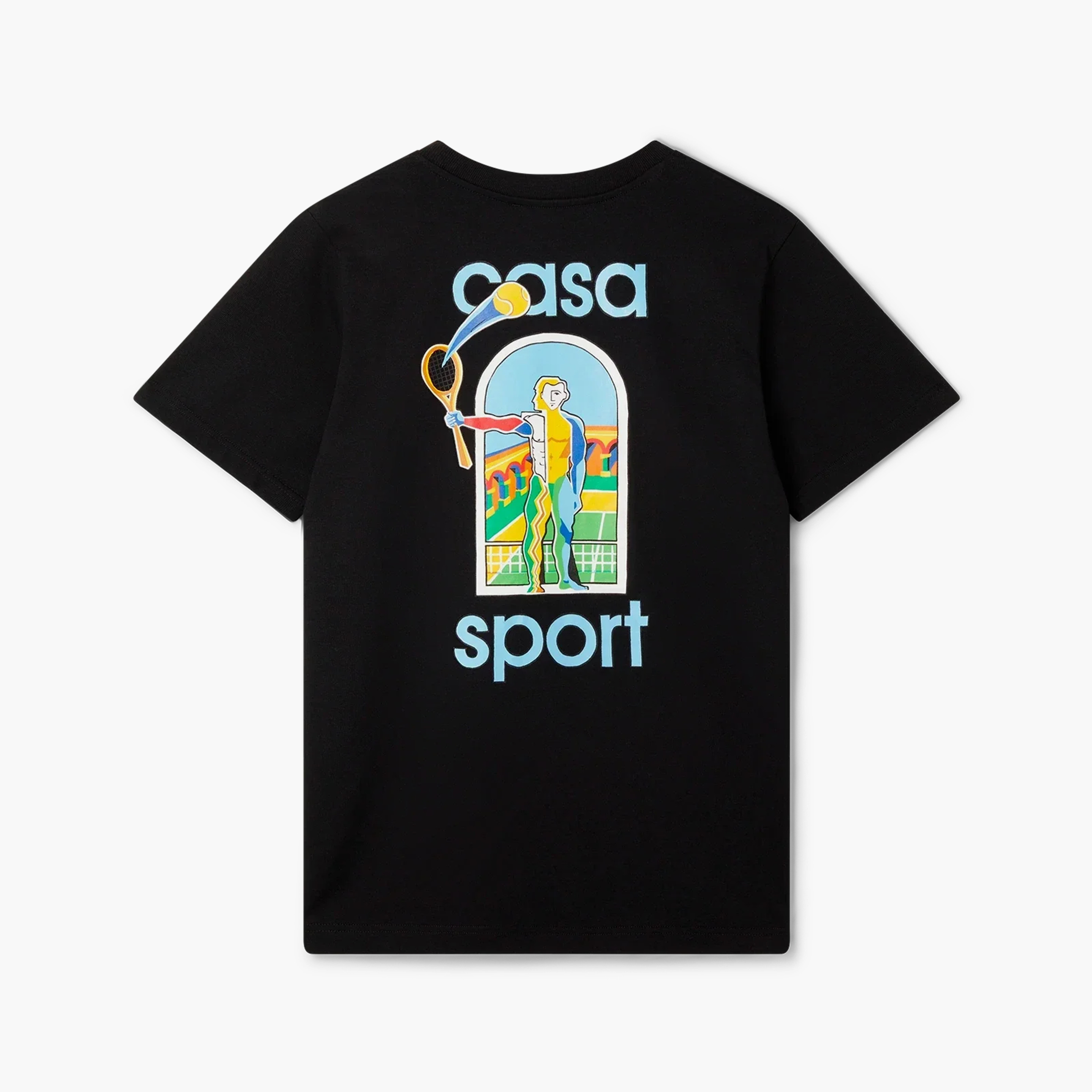 Casablanca T-Shirt Le Jeu de Couleur Noir