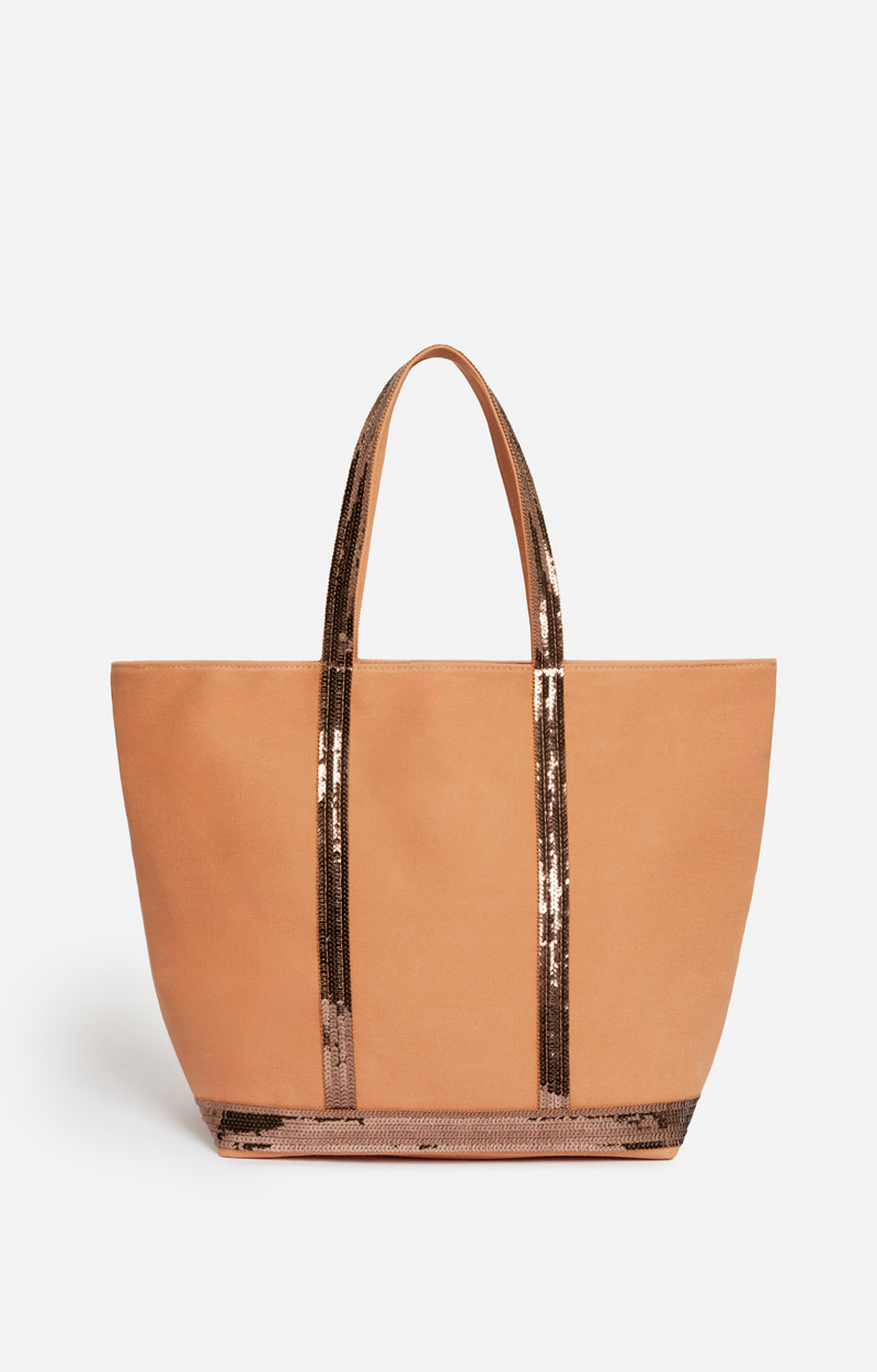 Cabas L Zippé En Toile En Laine Vierge Mélangée