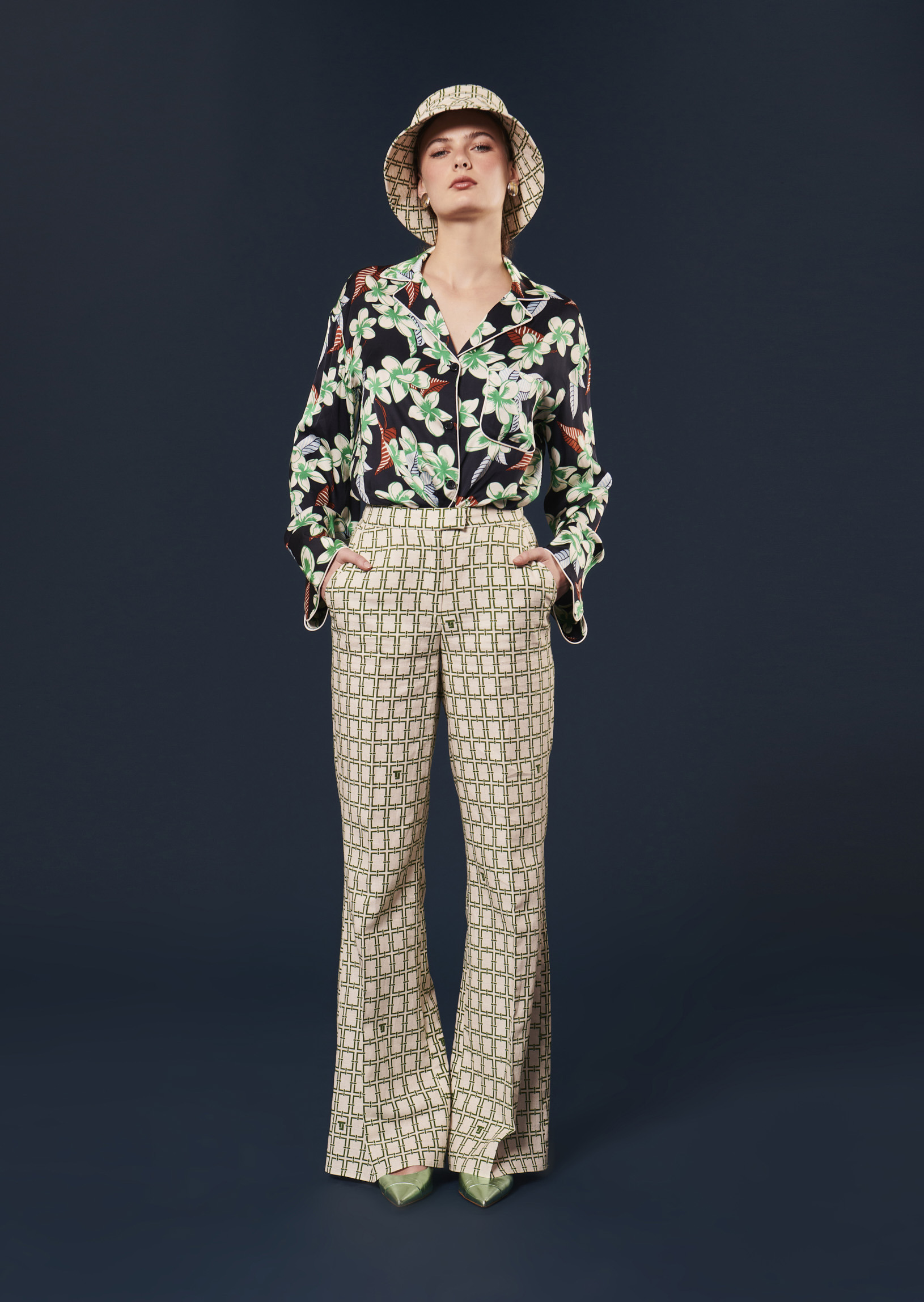 Pantalon Primavera-Ecru en Lin