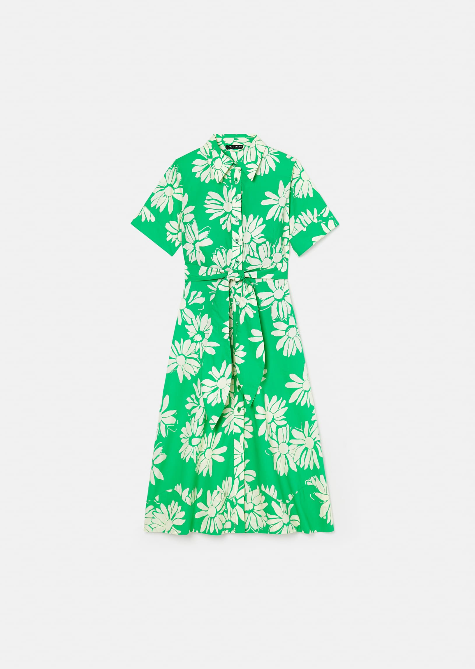 Robe Retronie-Vert en Coton