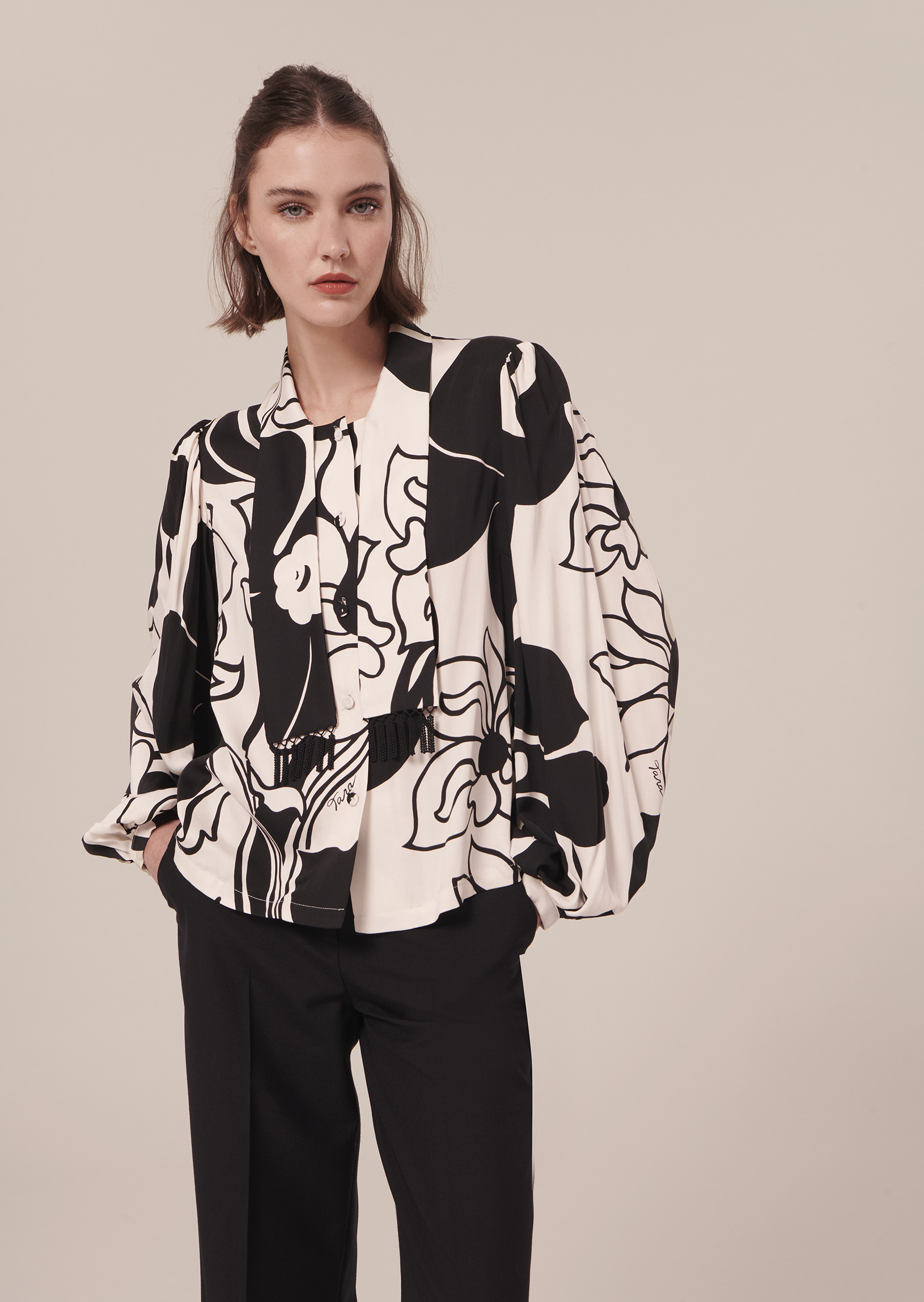 Top Toxane-Craie en Viscose