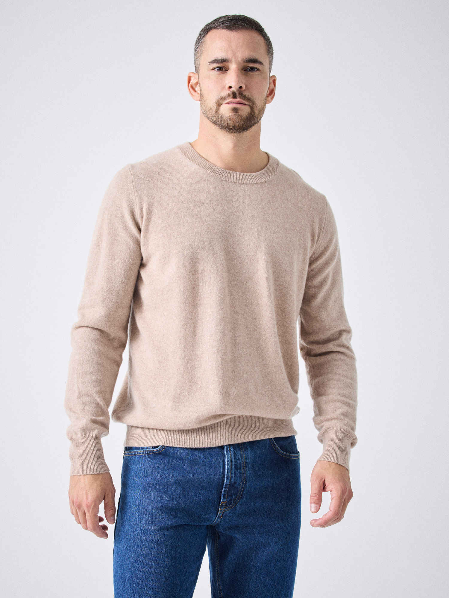 Pull cachemire Pascal TERRE FUMEE