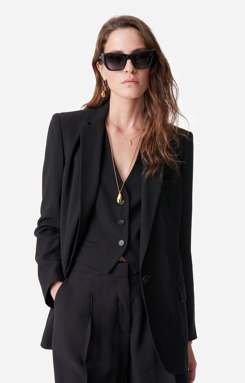 VESTE TAILLEUR En Viscose Mélangée