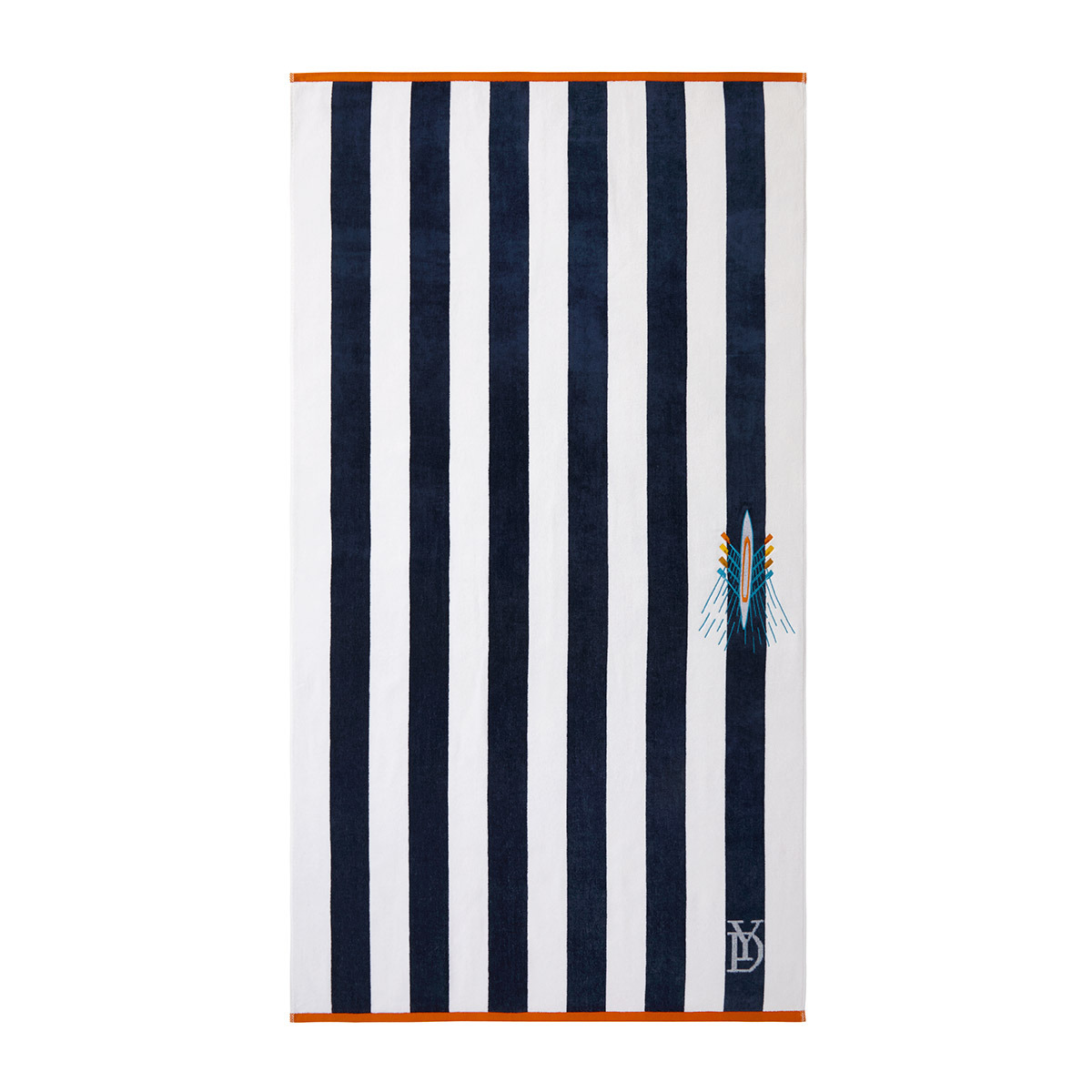 Yves Delorme - Serviette de plage en coton 450 g/m², Tribord