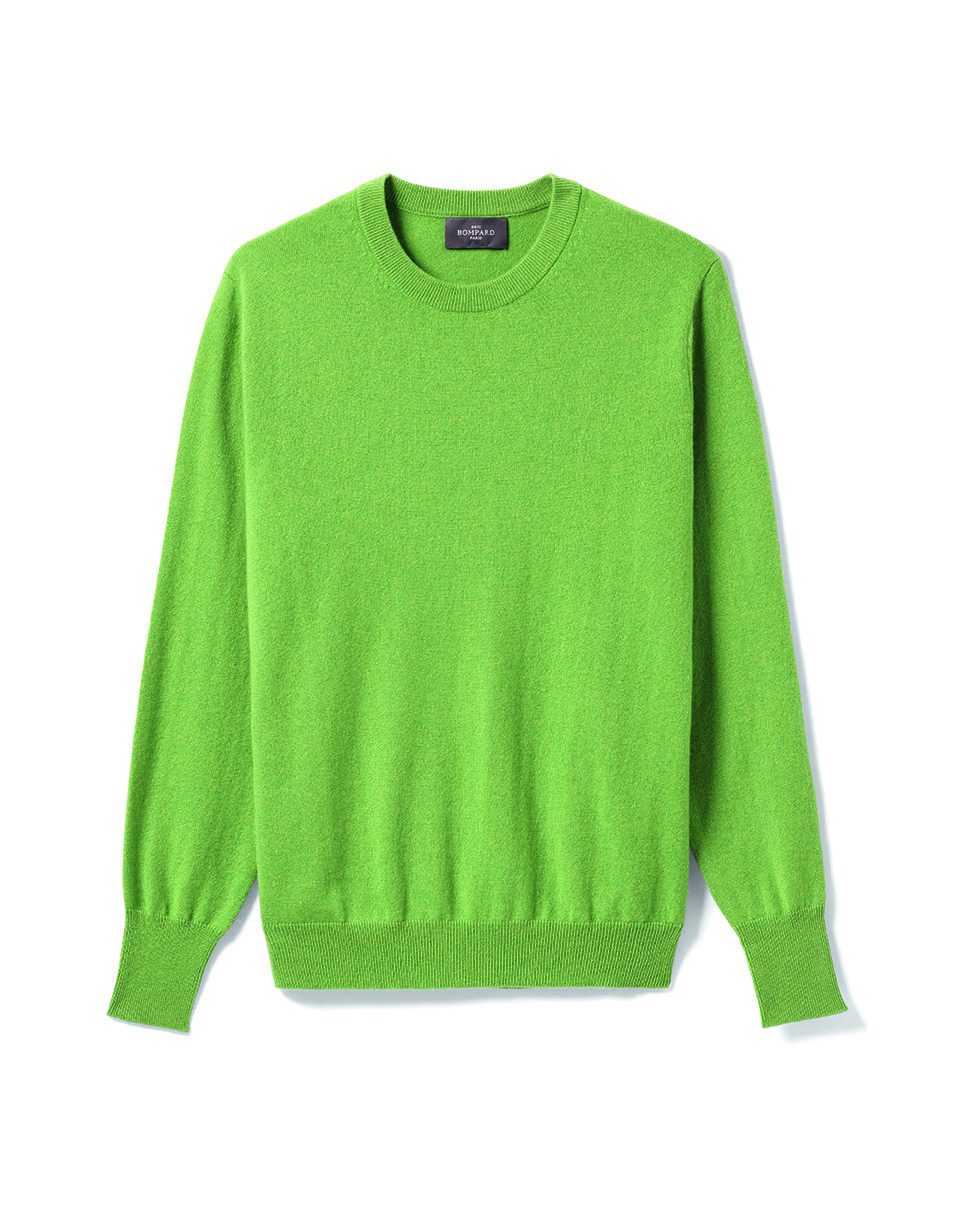 Pull col rond classique - Homme - FENOUIL