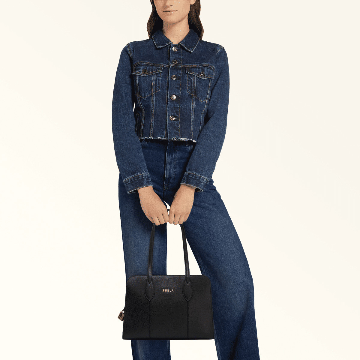 VITTORIA M BUSINESS TOTE - VITELLO ANDROMEDA