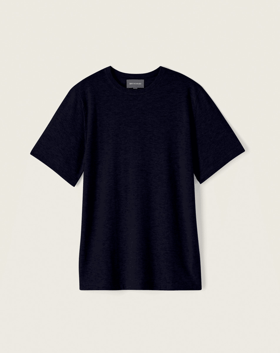 T-shirt ample ultrafin - Femme - MARINE