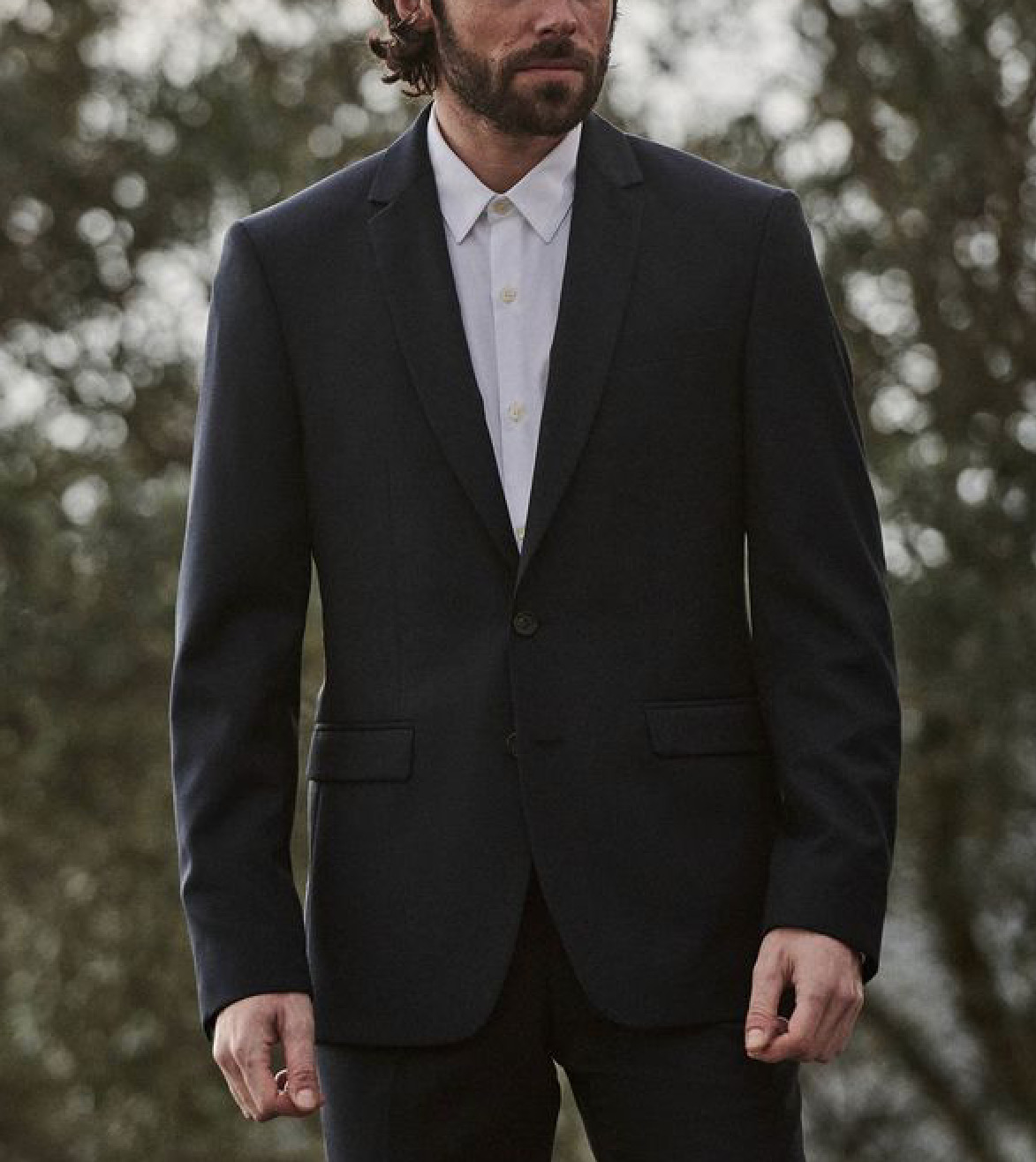 Veste de Costume en laine Gekko Navy