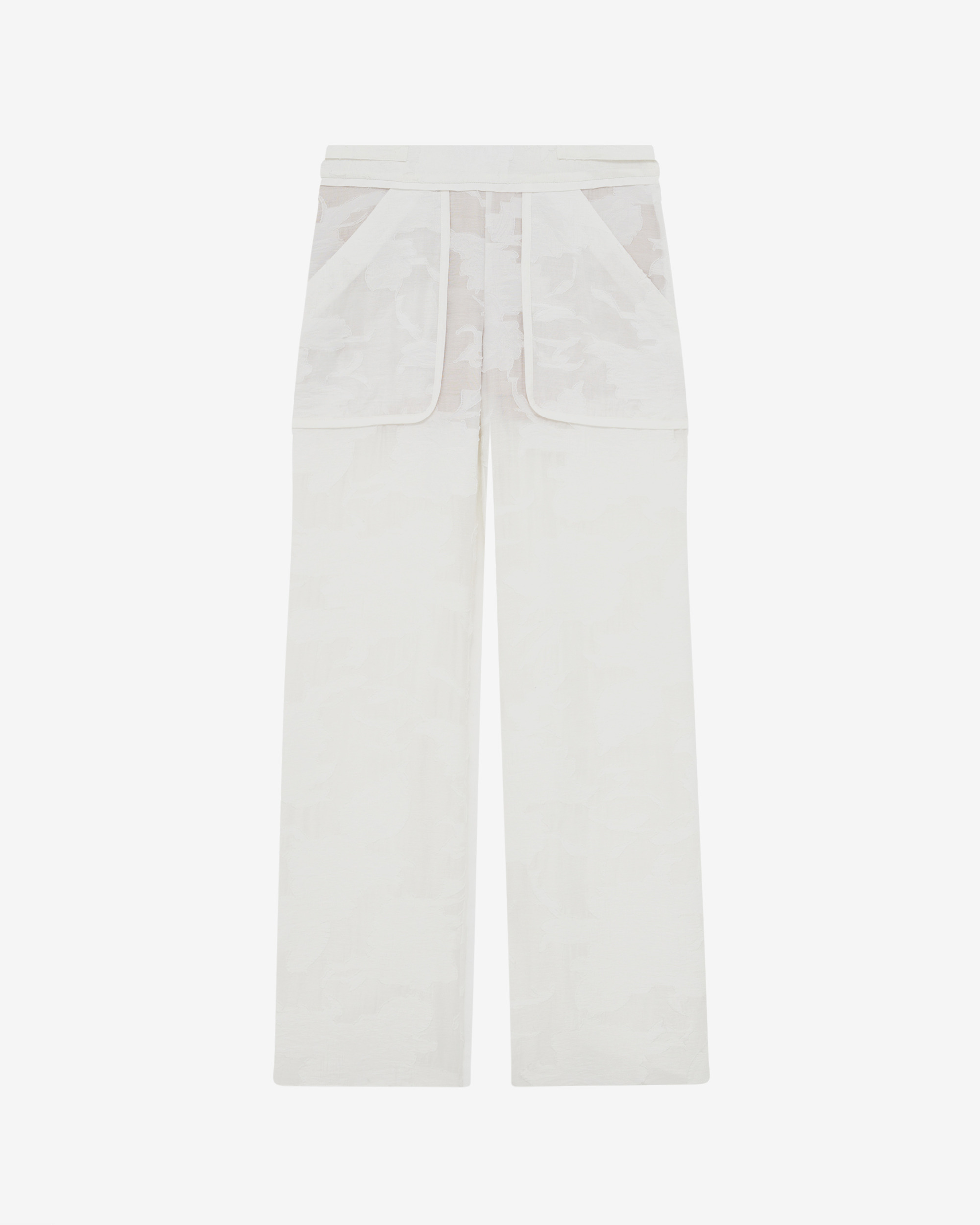Pantalon Large En Jacquard Freyanne
