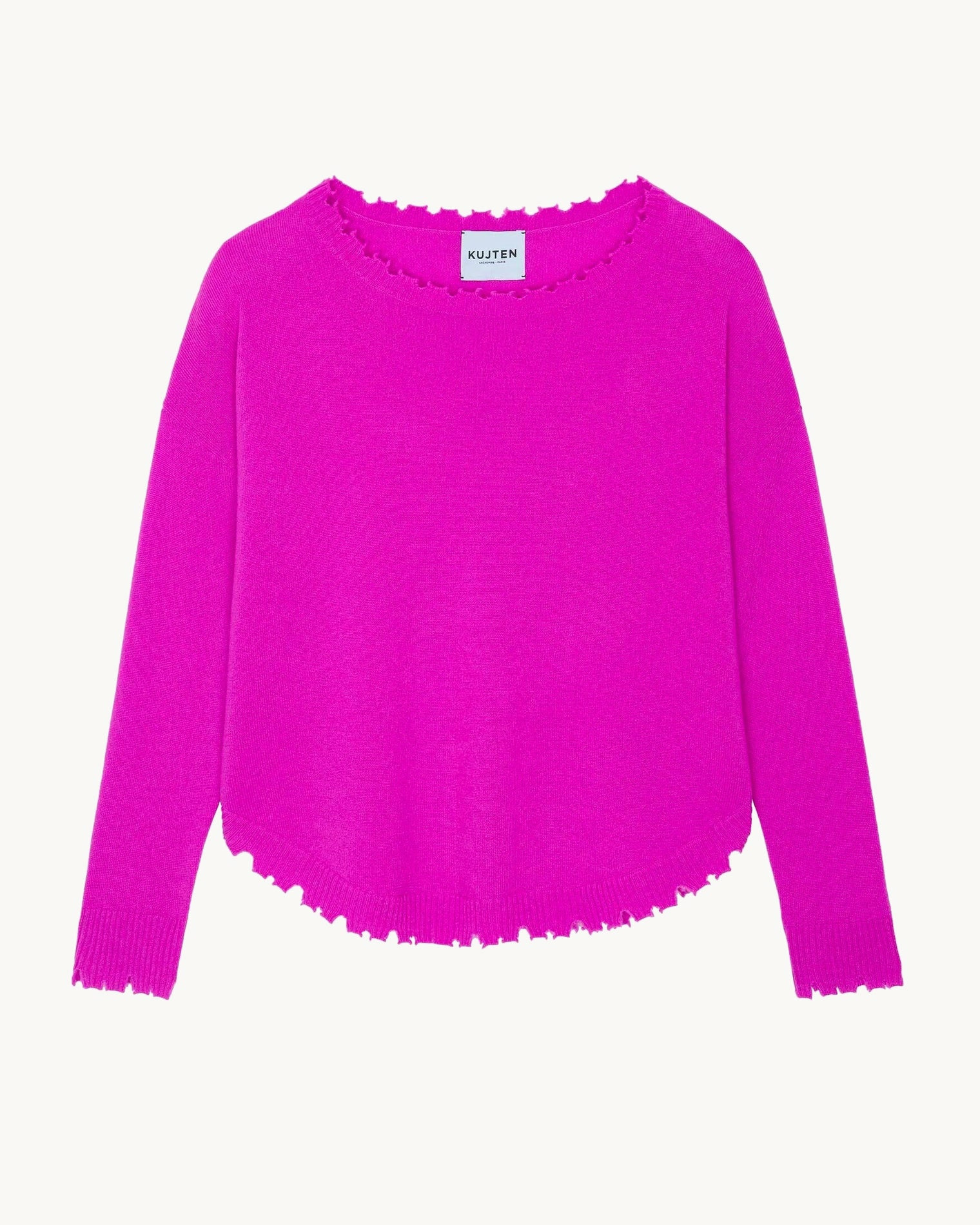 Pull Mela Pull cachemire femme col rond liquette