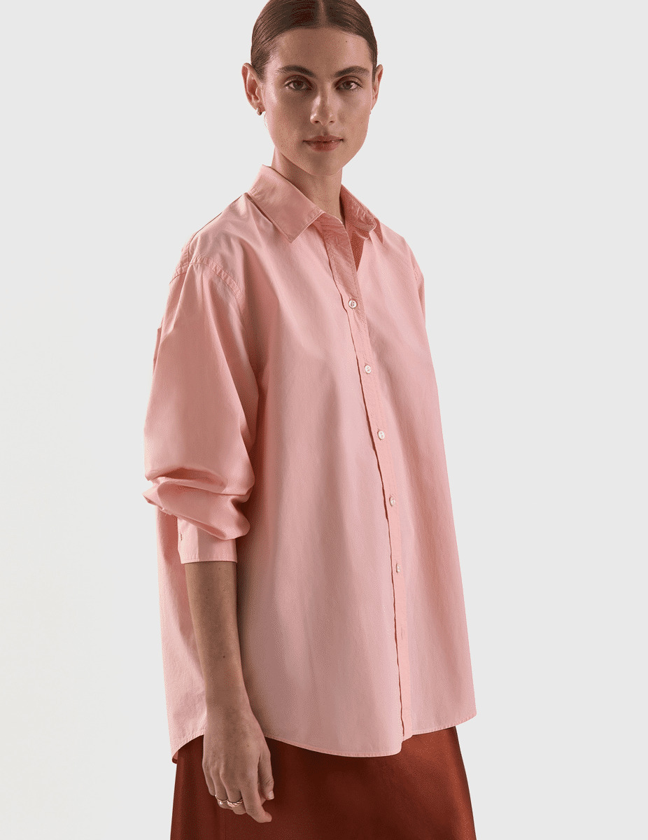 Chemise oversize Delina rose