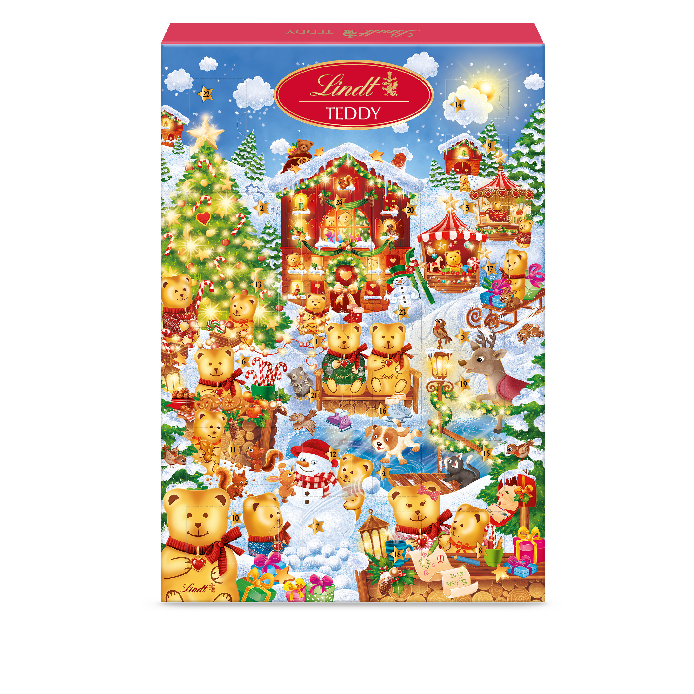CALENDRIER DE L'AVENT TEDDY 211g