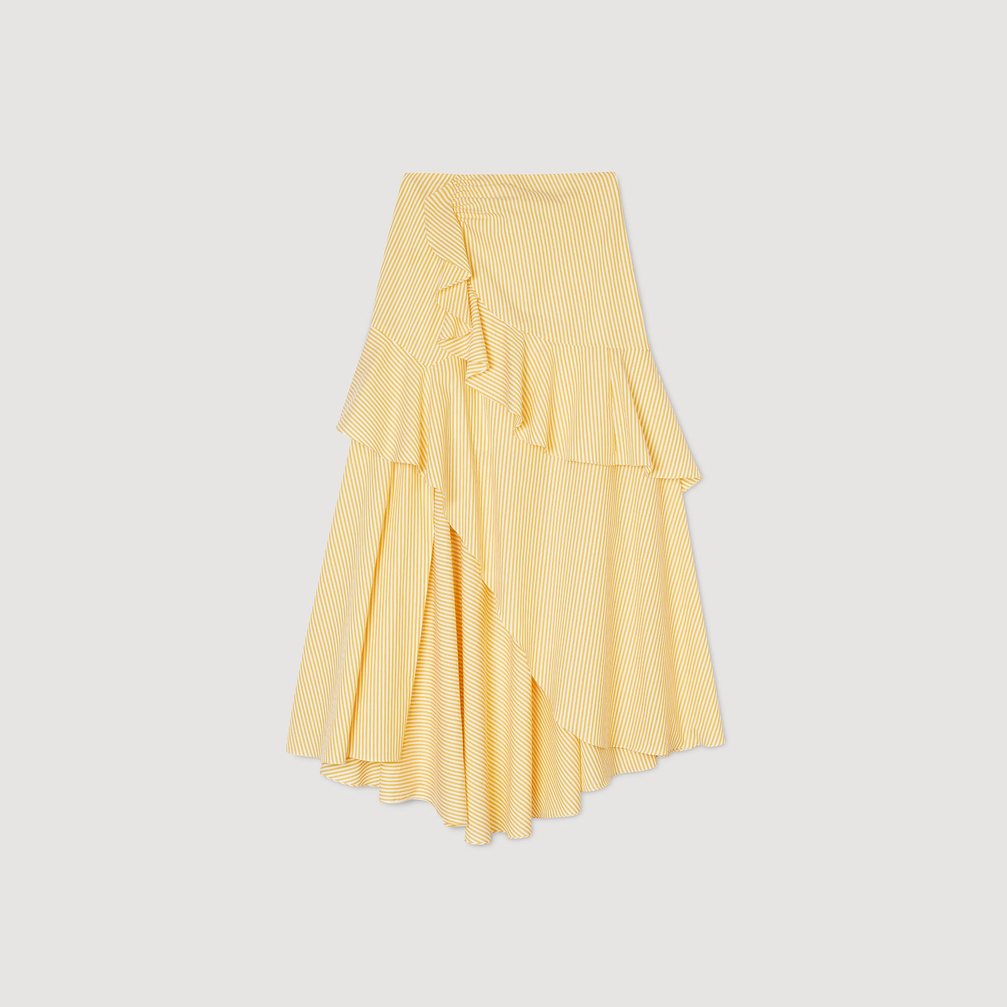 Jupe longue asymétrique