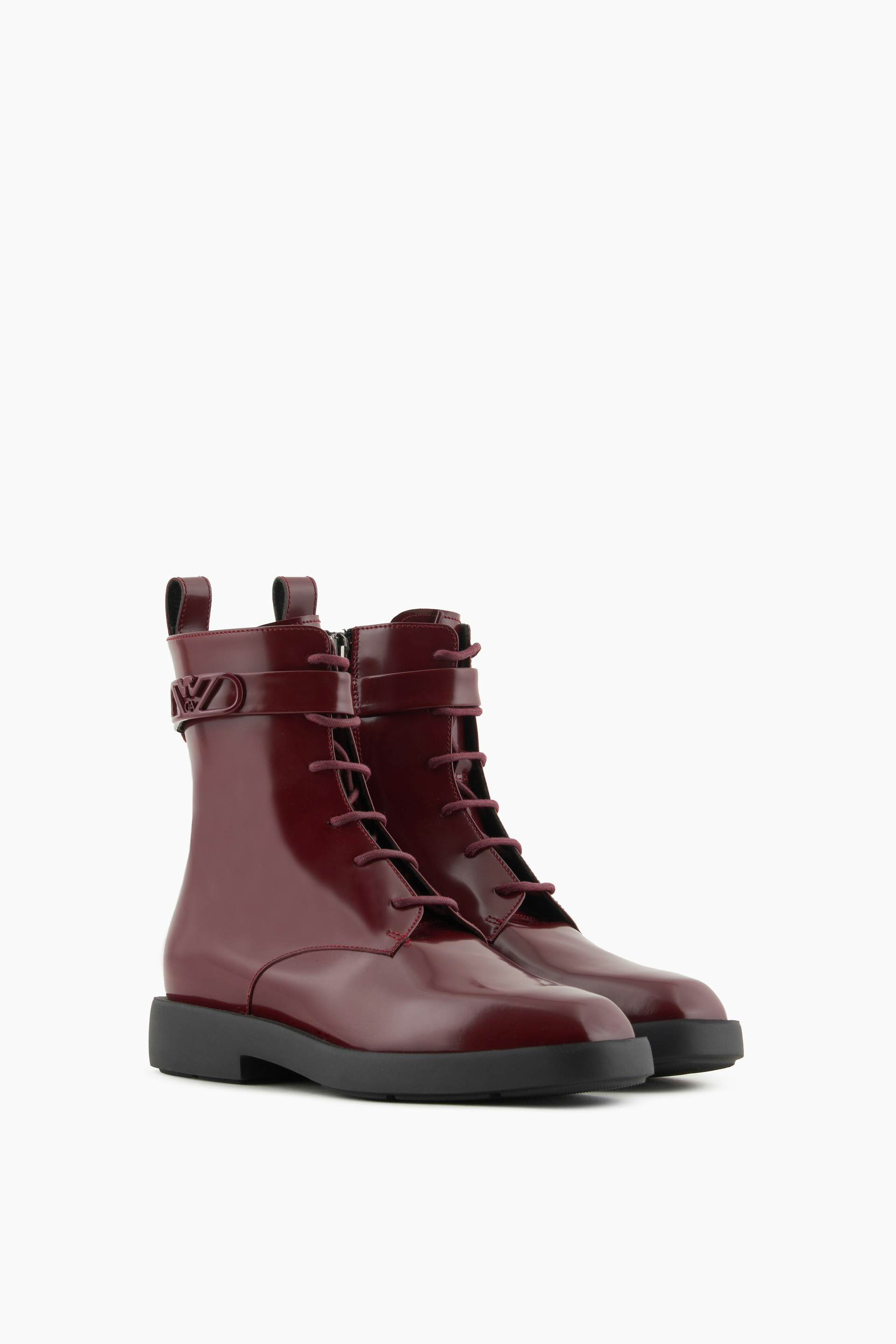 Bottine spazzolat-magenta