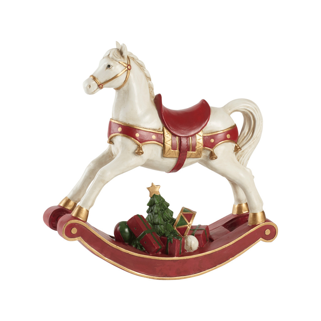 Winter Collage Accessoires Cheval à bascule XL 32,8x10,8x32,5cm