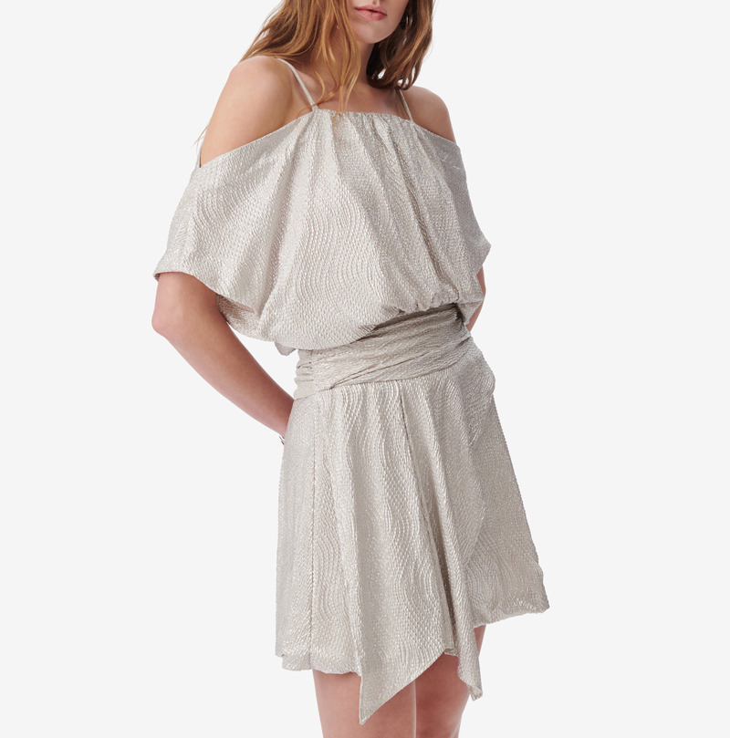 Robe Courte Jersey Lurex Siranne