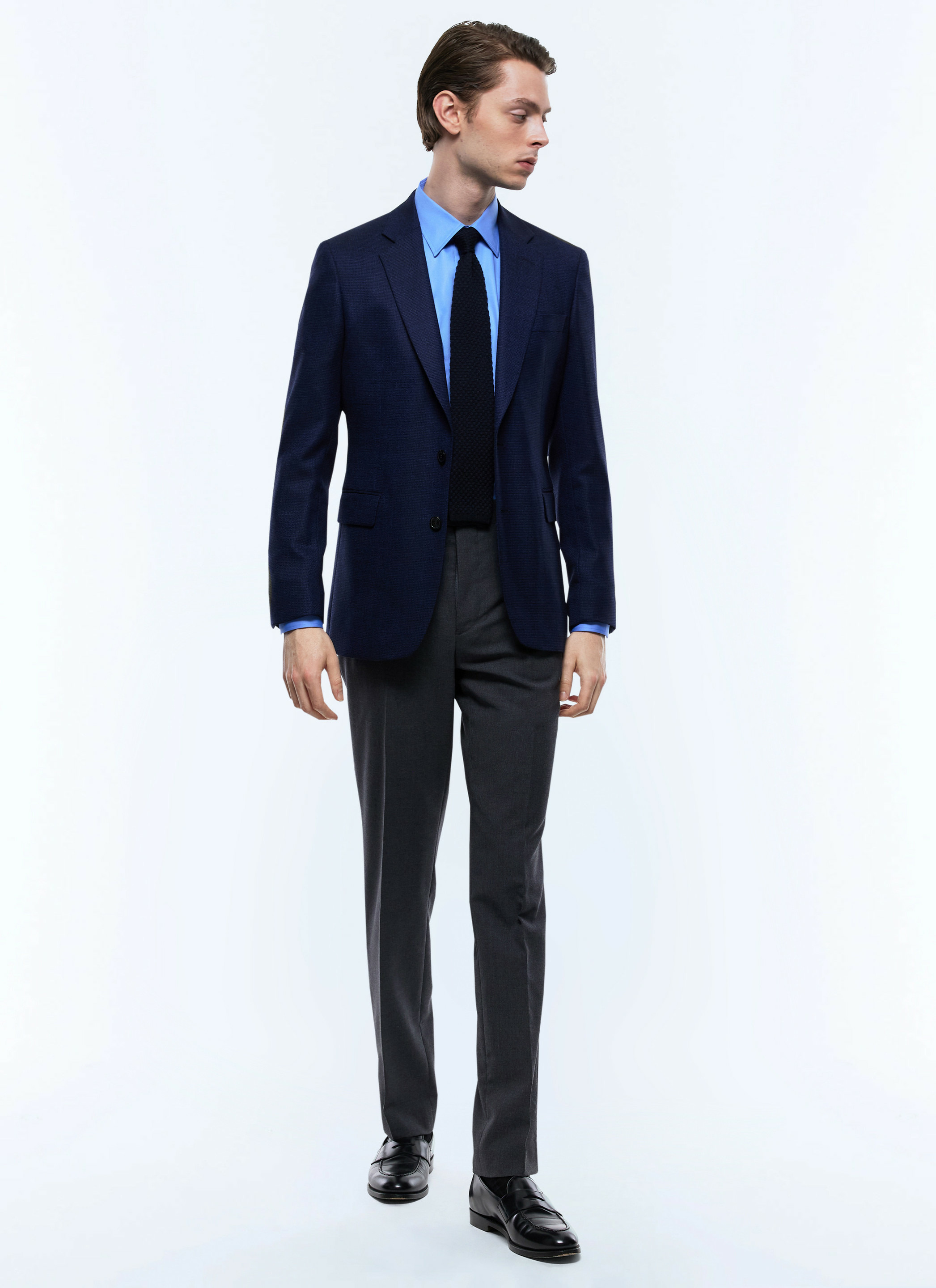 Veste en natté de laine