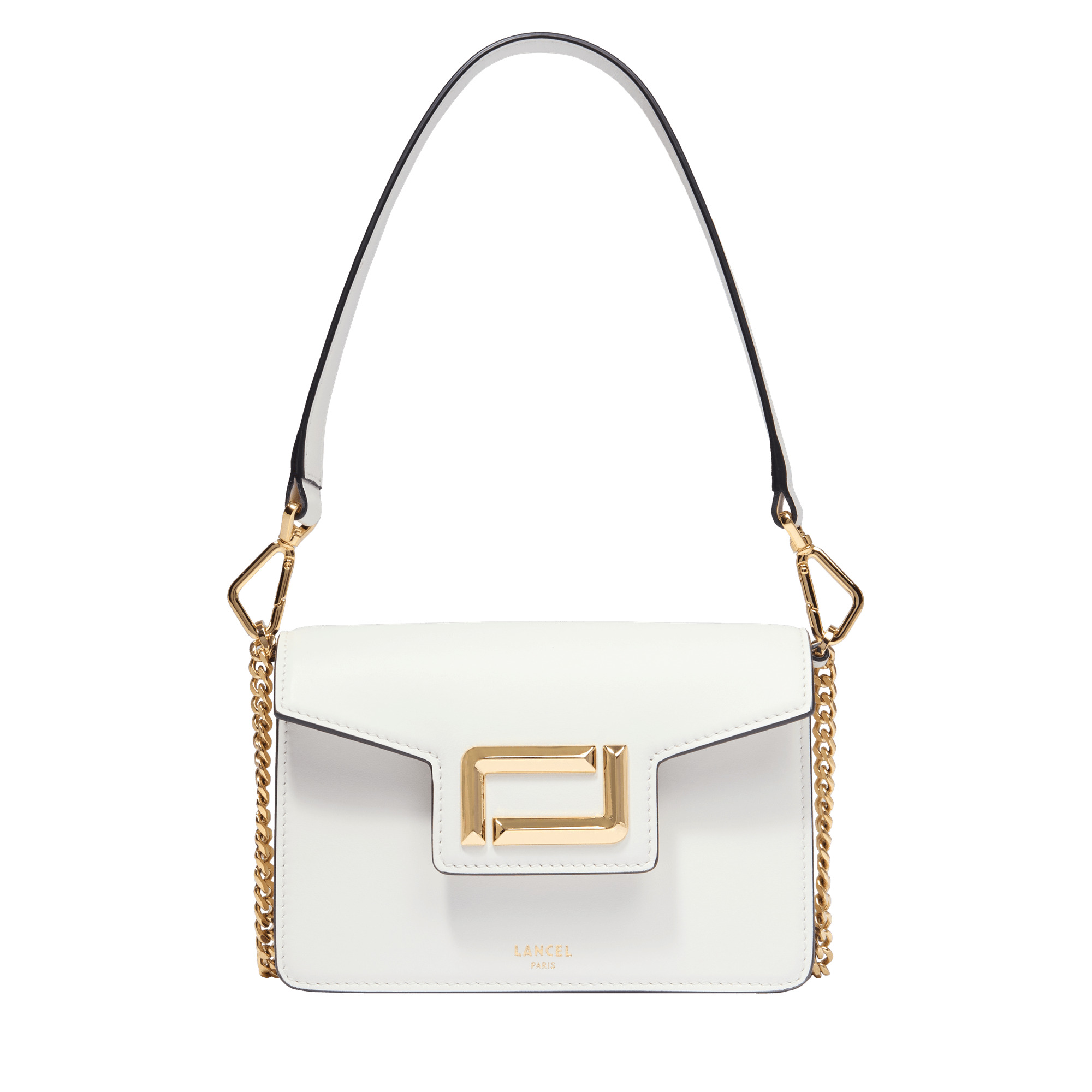 ANGELE DE LANCEL - MINI SAC RABAT - Neige