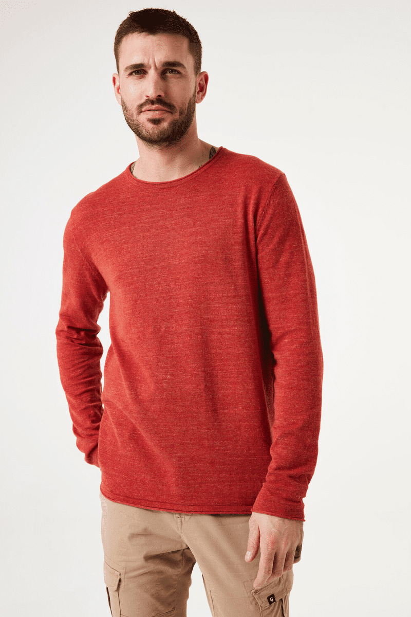 Men Sweater Red