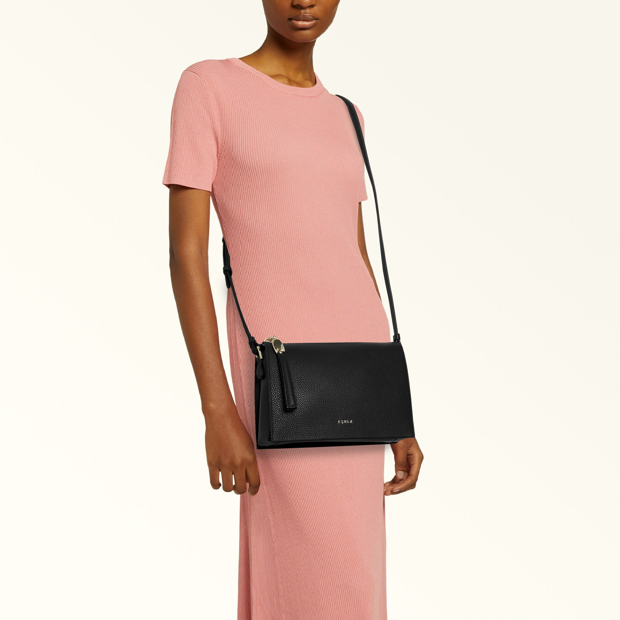 OFELIA M CROSSBODY W/ZIP - VITELLO KERIA+VITELLO SIDNEY