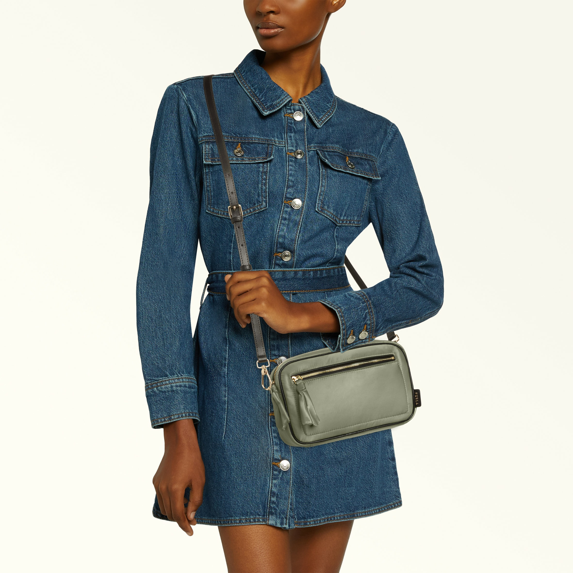 GAIA S CAMERA CASE - TESSUTO NYLON SATIN PADDED