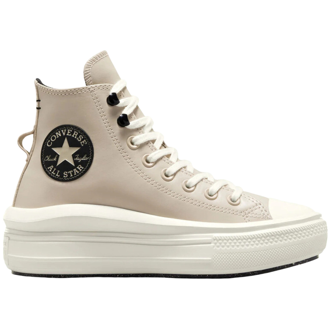 Chuck Taylor All Star Move Hi Beach Stone/Egret/Black