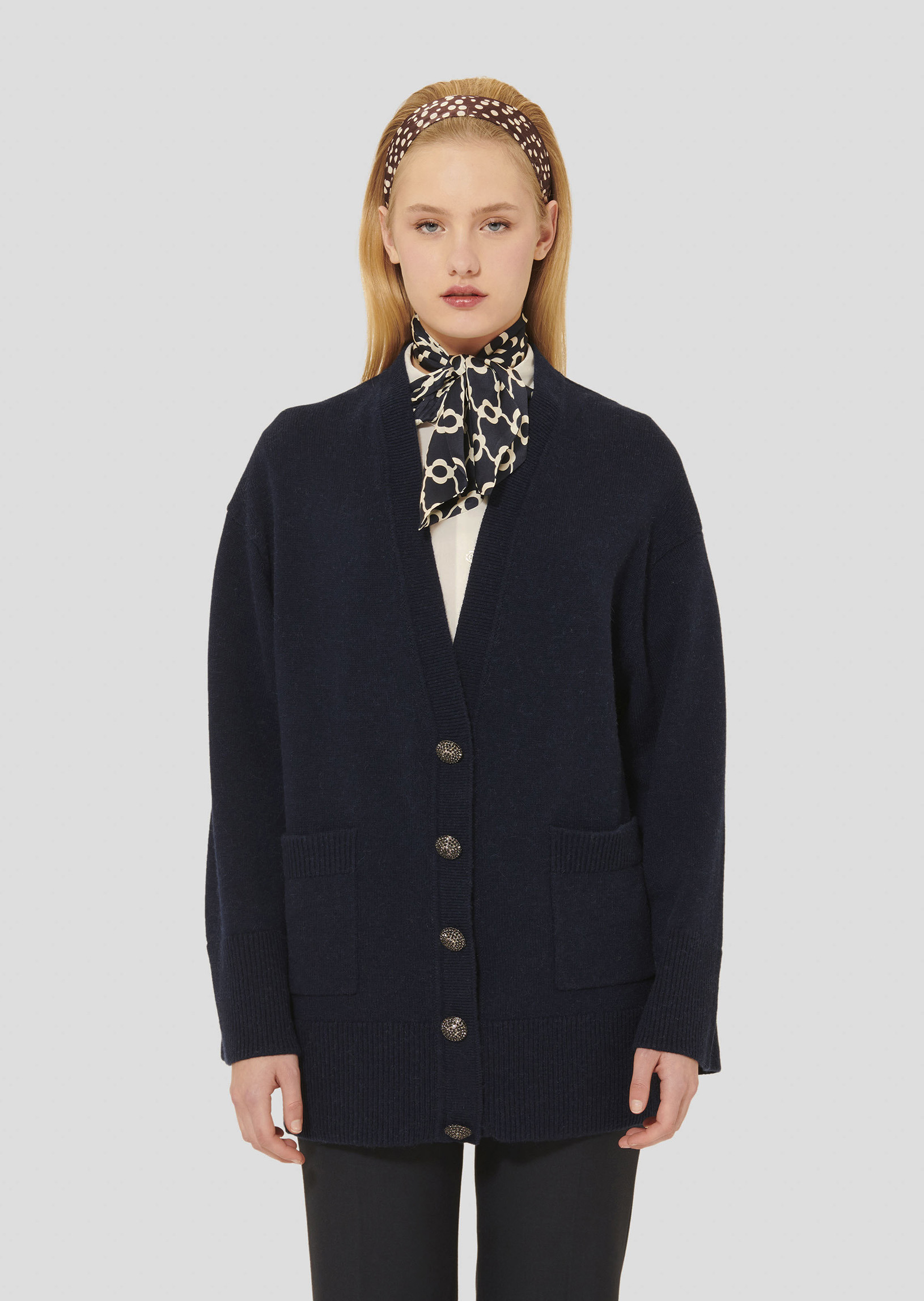 Gilet Ginger-Nuit en Laine Rws