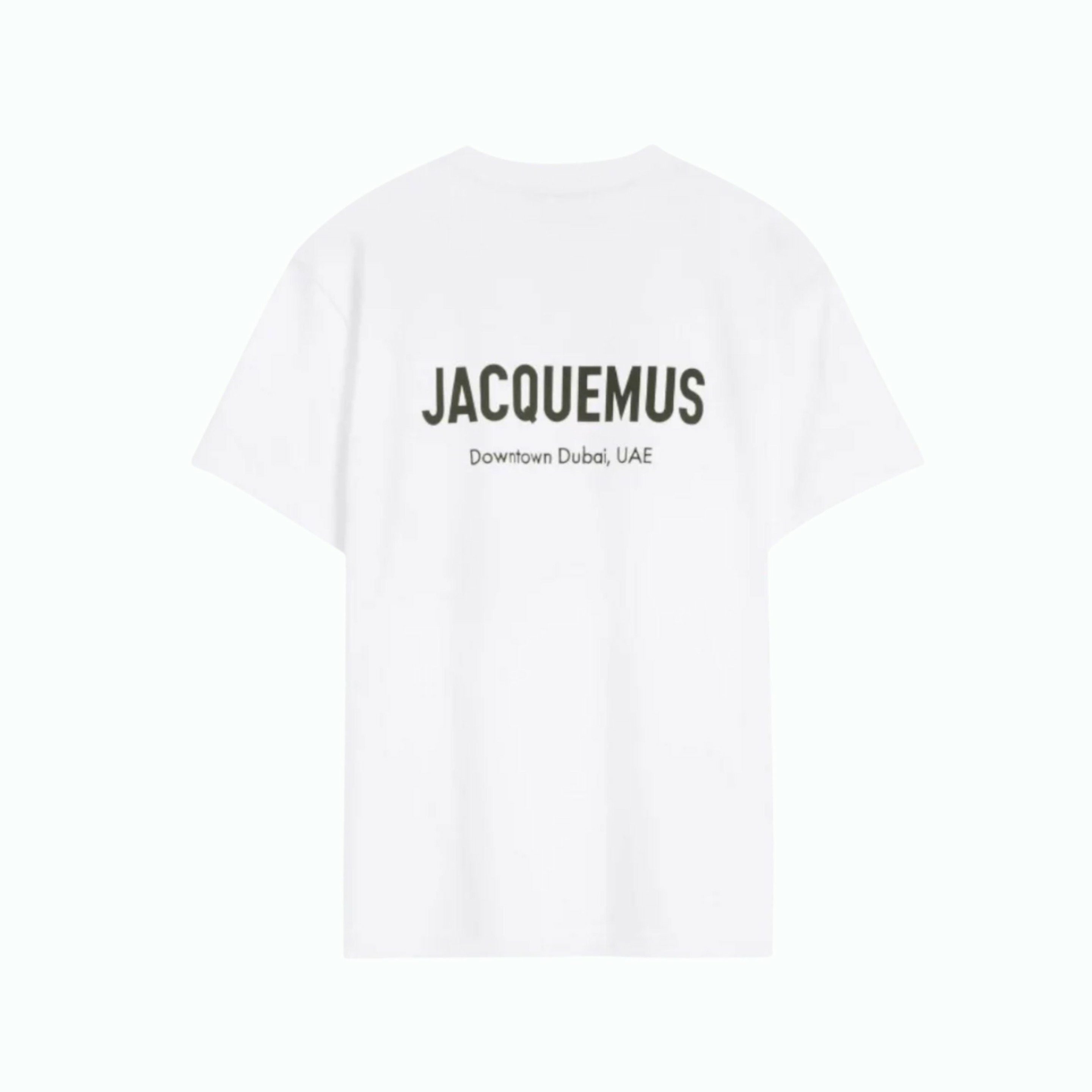Jacquemus T-shirt Adresse Dubai Blanc