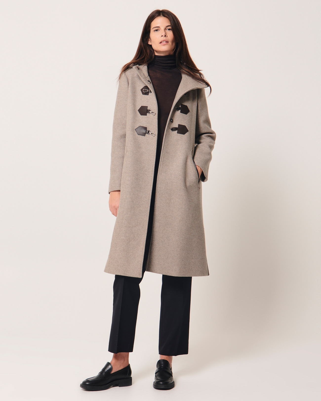 Manteau Misao Beige en Laine