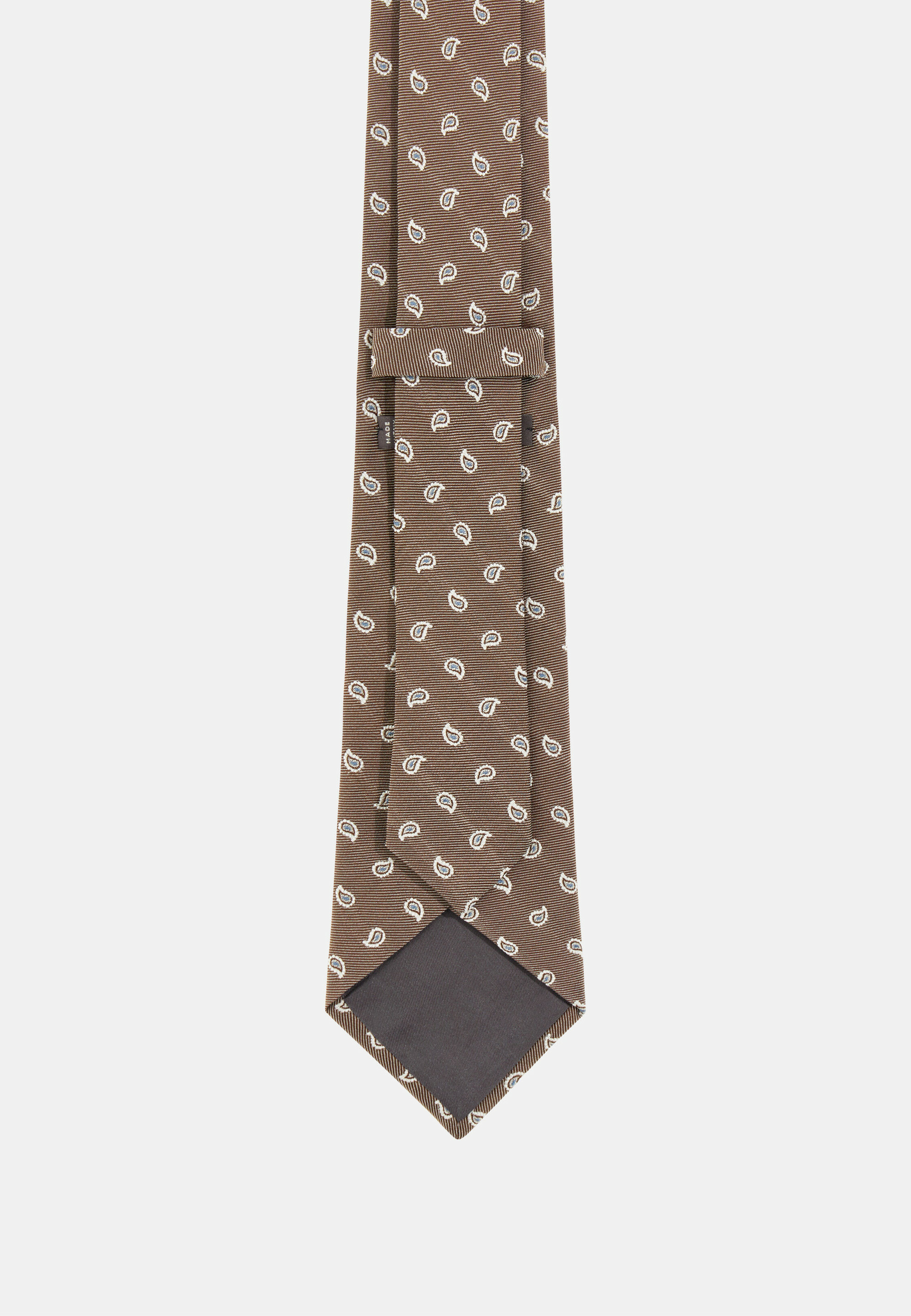 Cravate Motif Paisley En Soie Mélangée