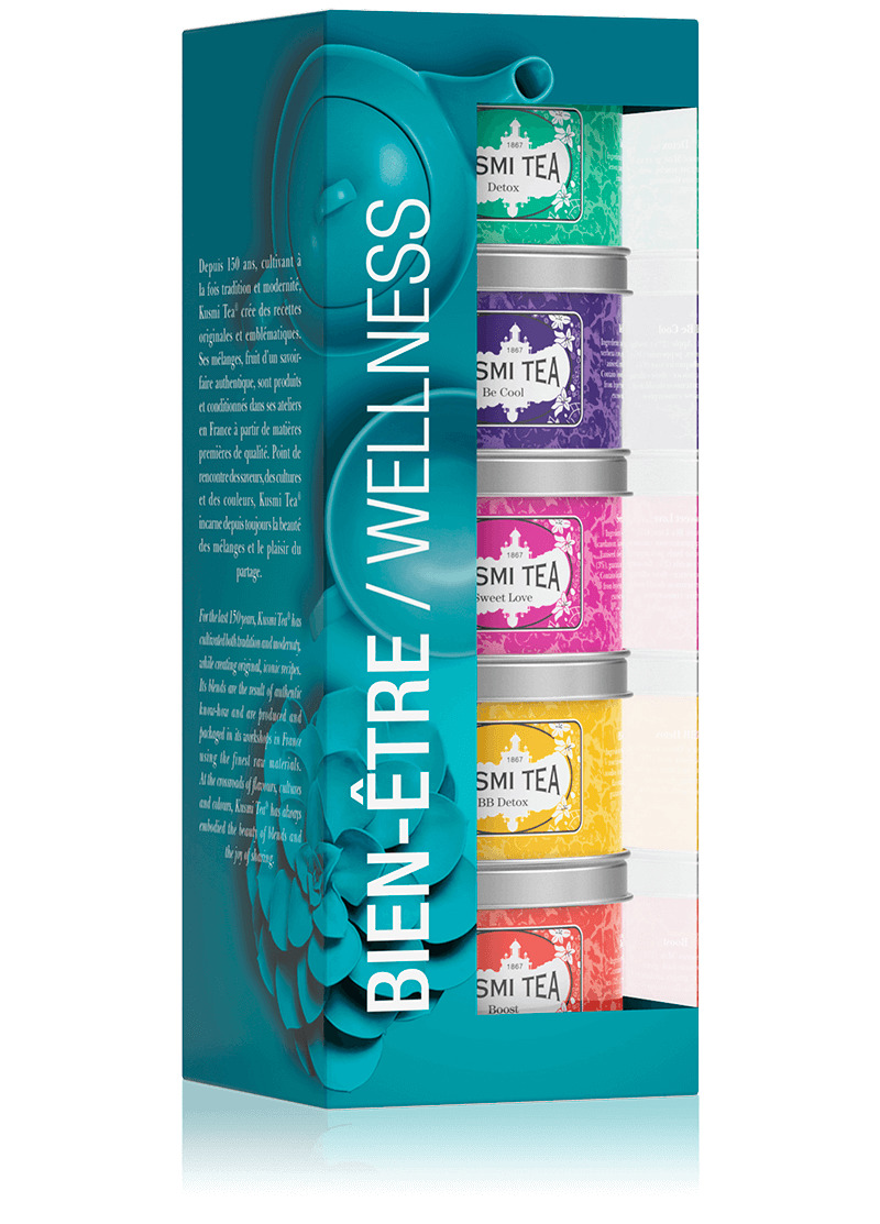 Les Bien-être - Assortiment de 5 boîtes métal - 98gr