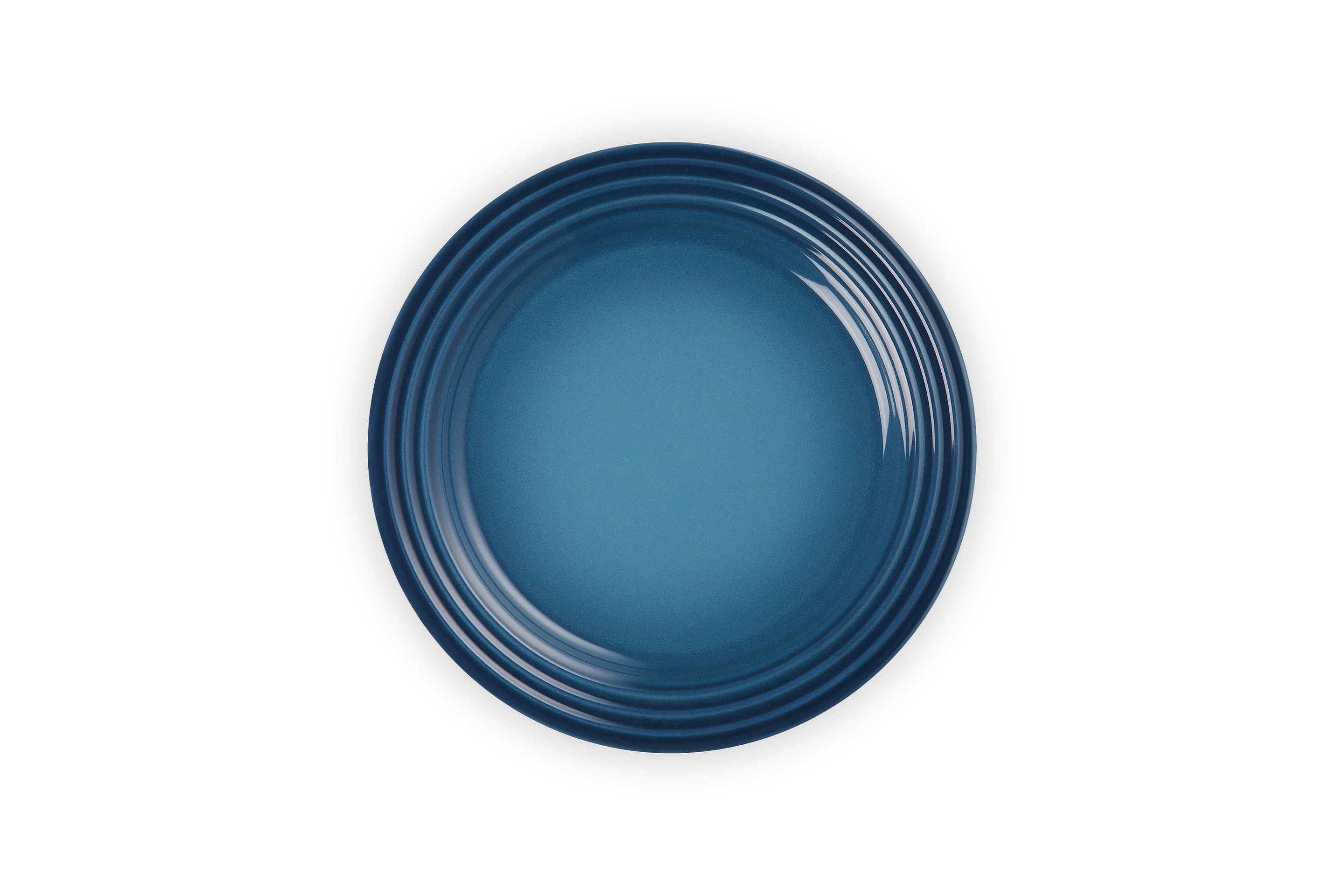 Assiette à dessert 22cm en céramique bleu marine