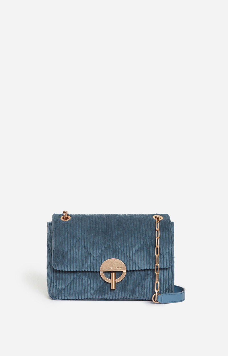 Grand Sac Moon En Velours Made In Italy