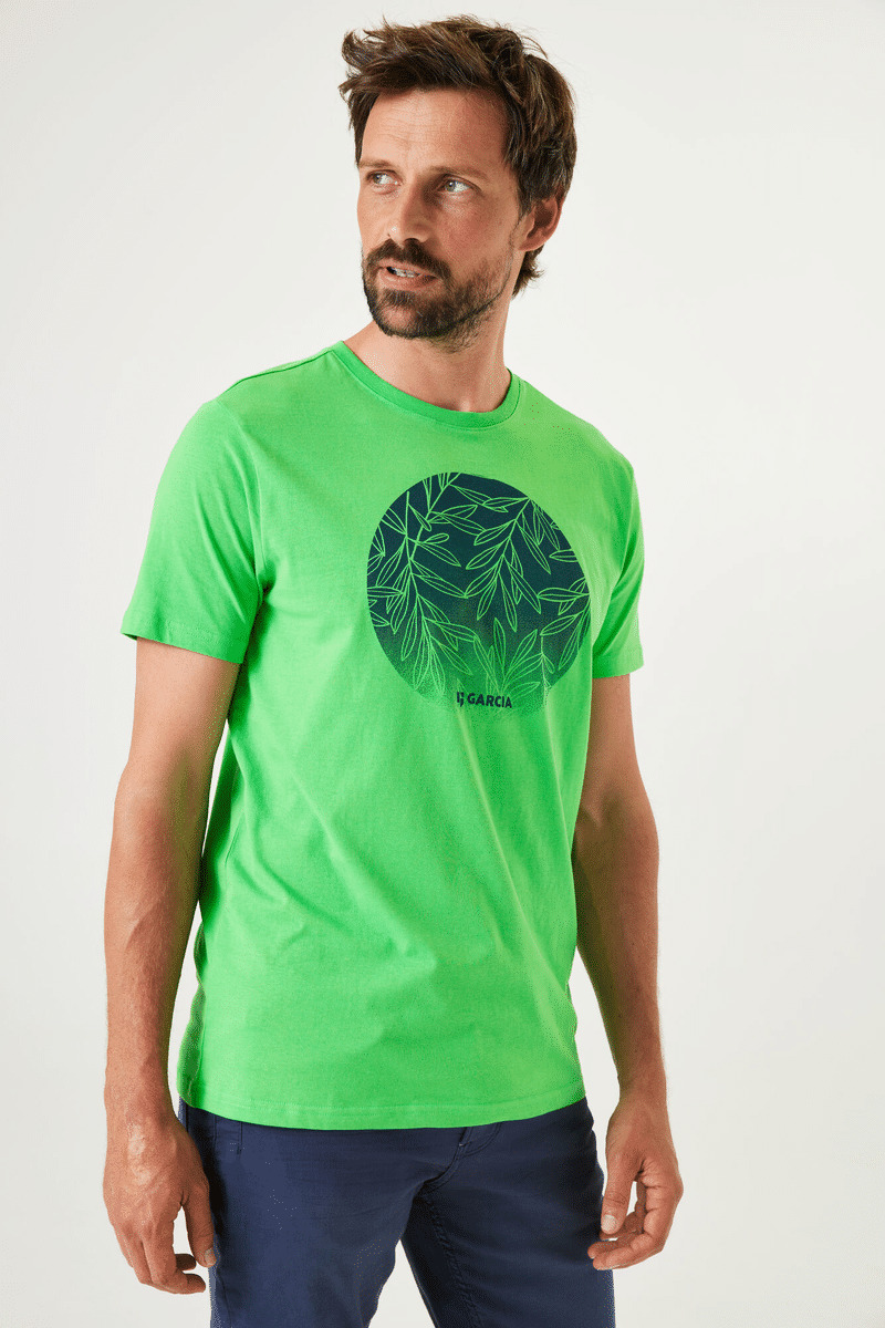 Men T-shirt Green