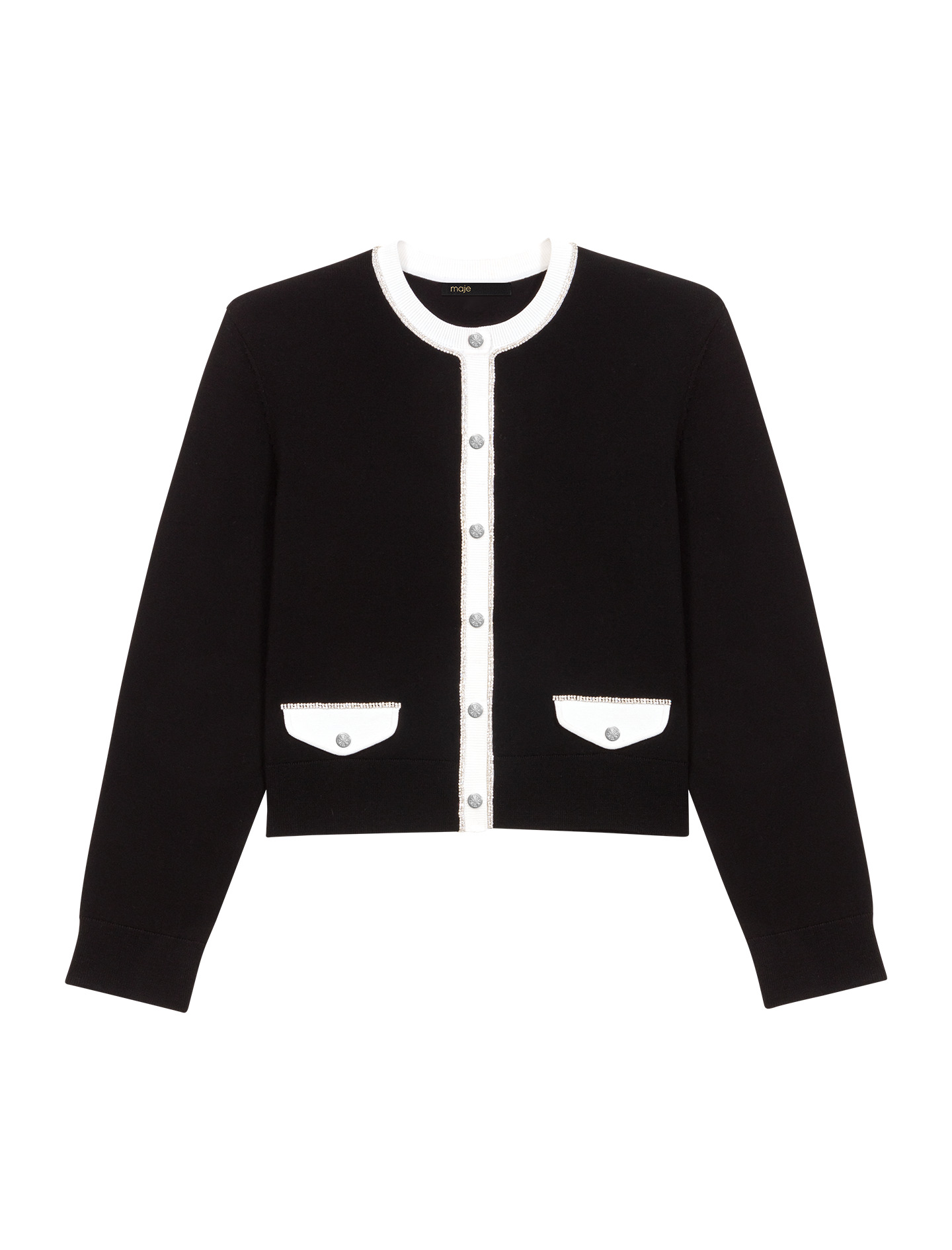 Cardigan avec détail de strass