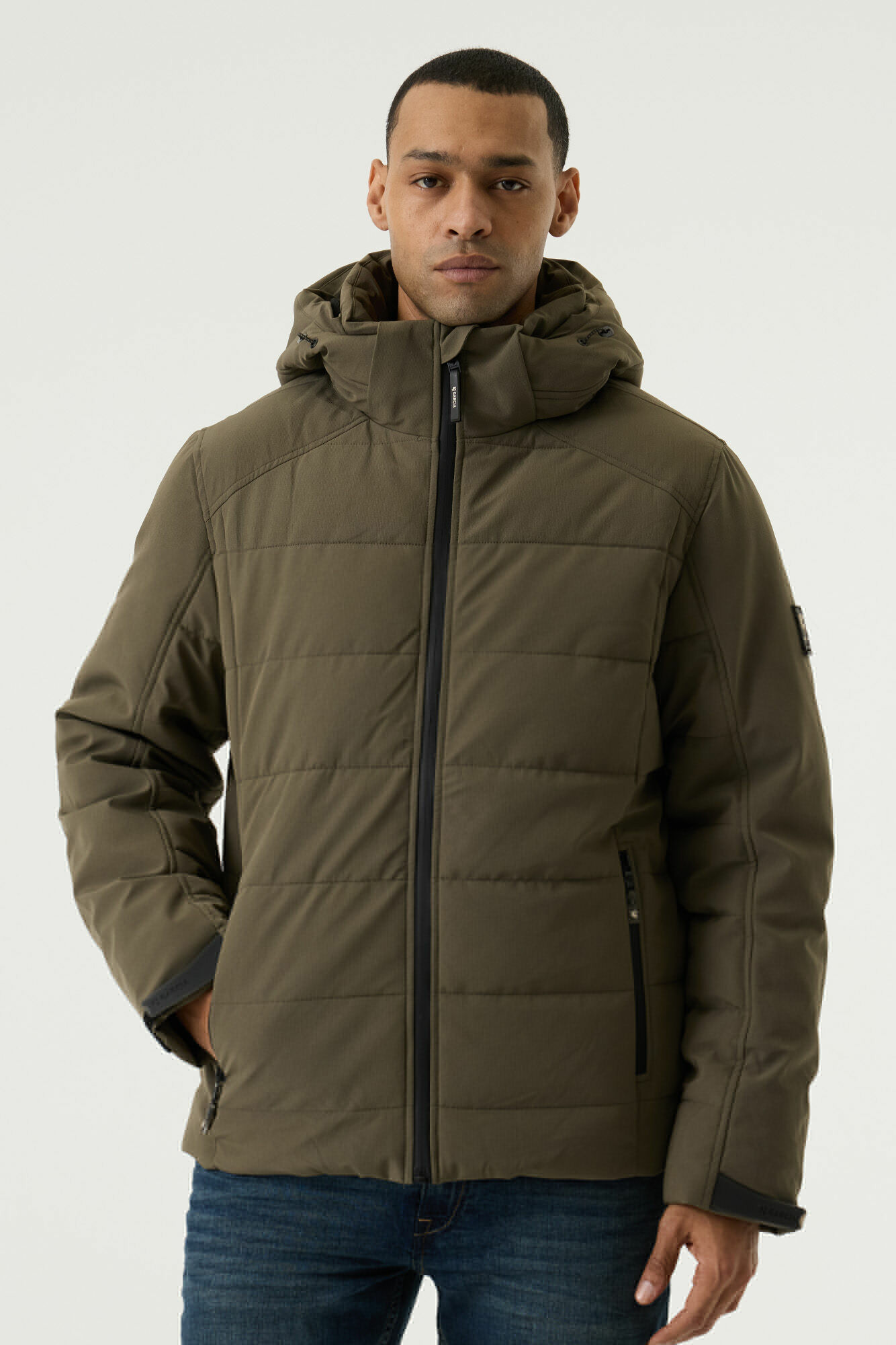 Men Coat Green