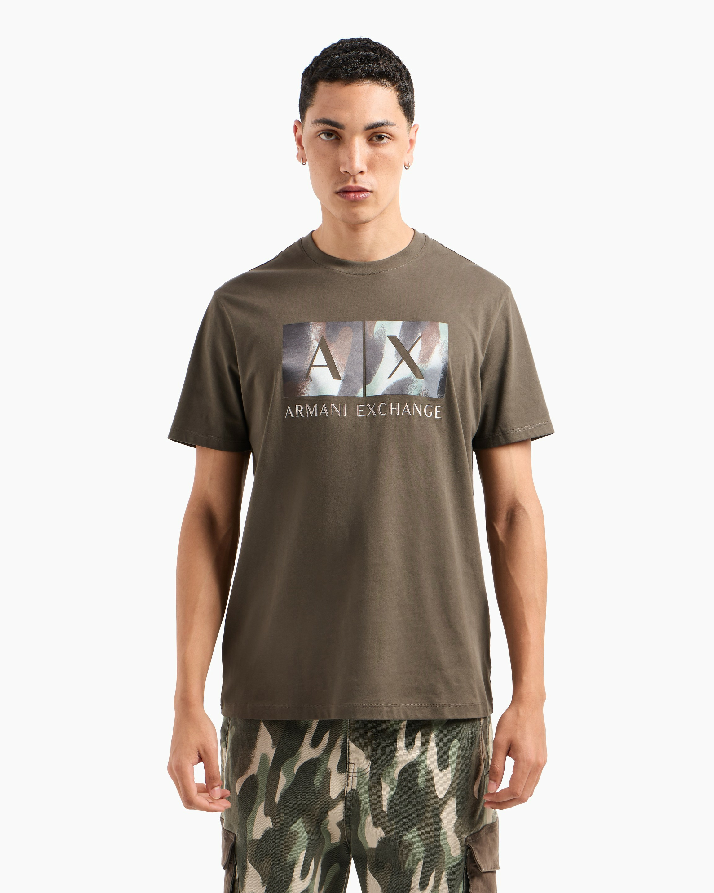 T-shirt - noir olive