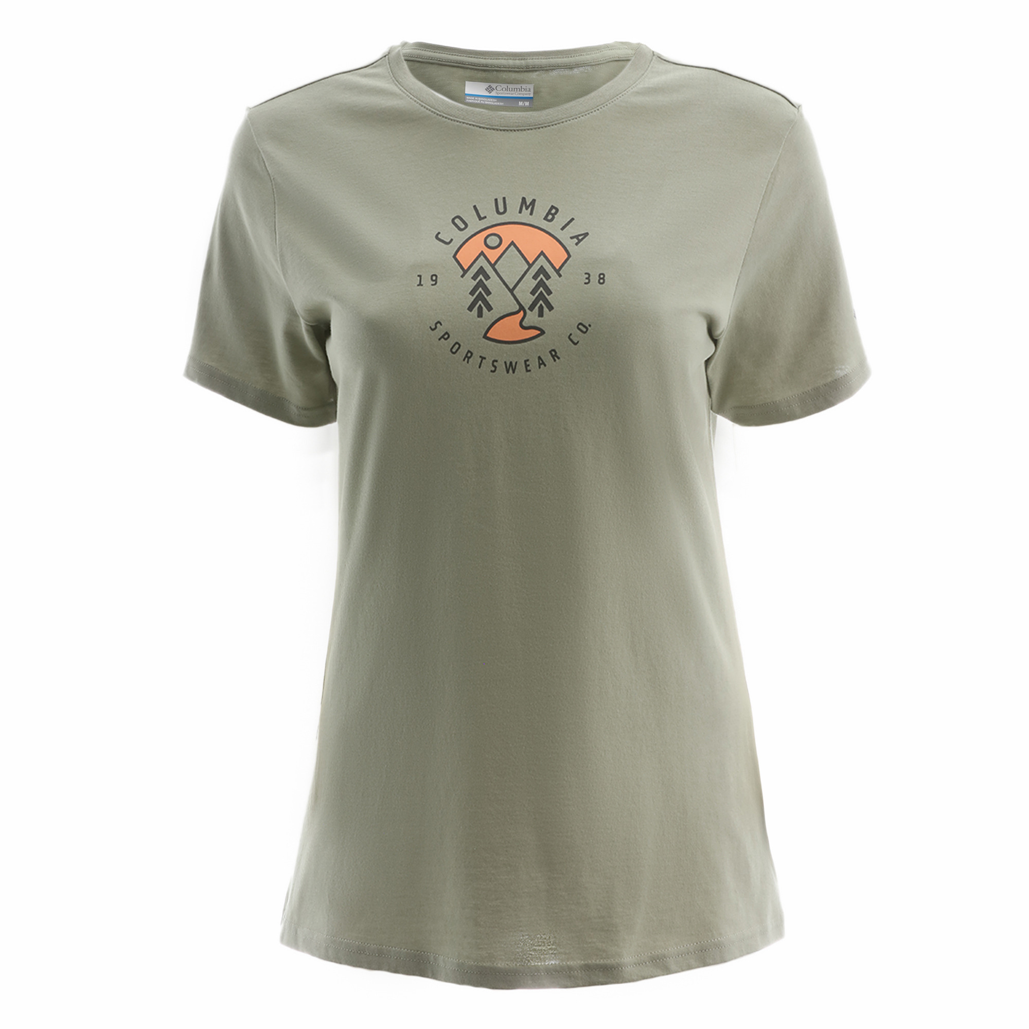 W Timberview Trail FS Logo Tee Vert