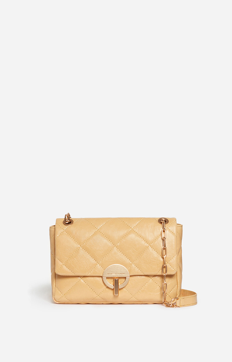 Grand Sac Moon En Cuir En Coton Et Lin