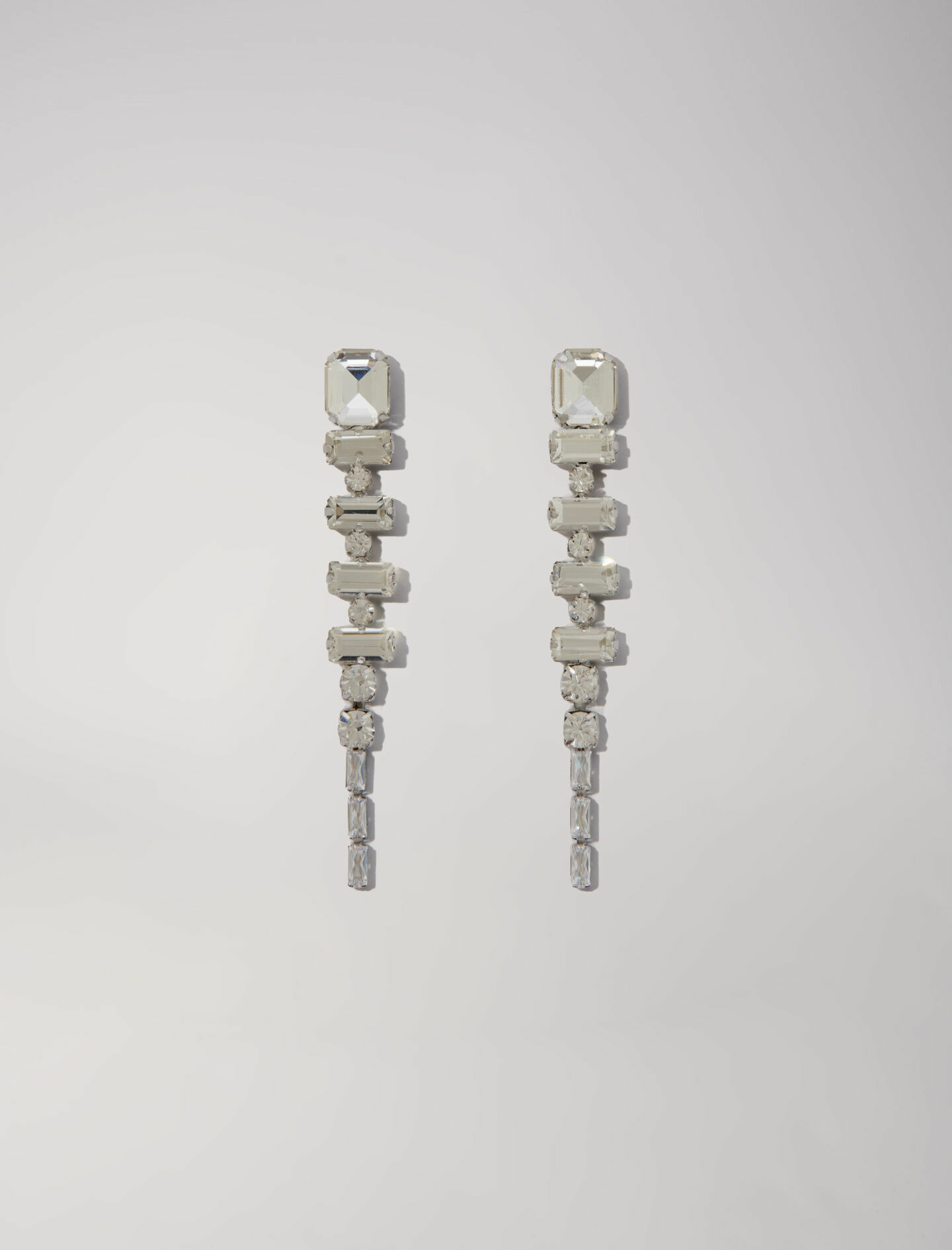 Boucles d'oreilles strass cascade