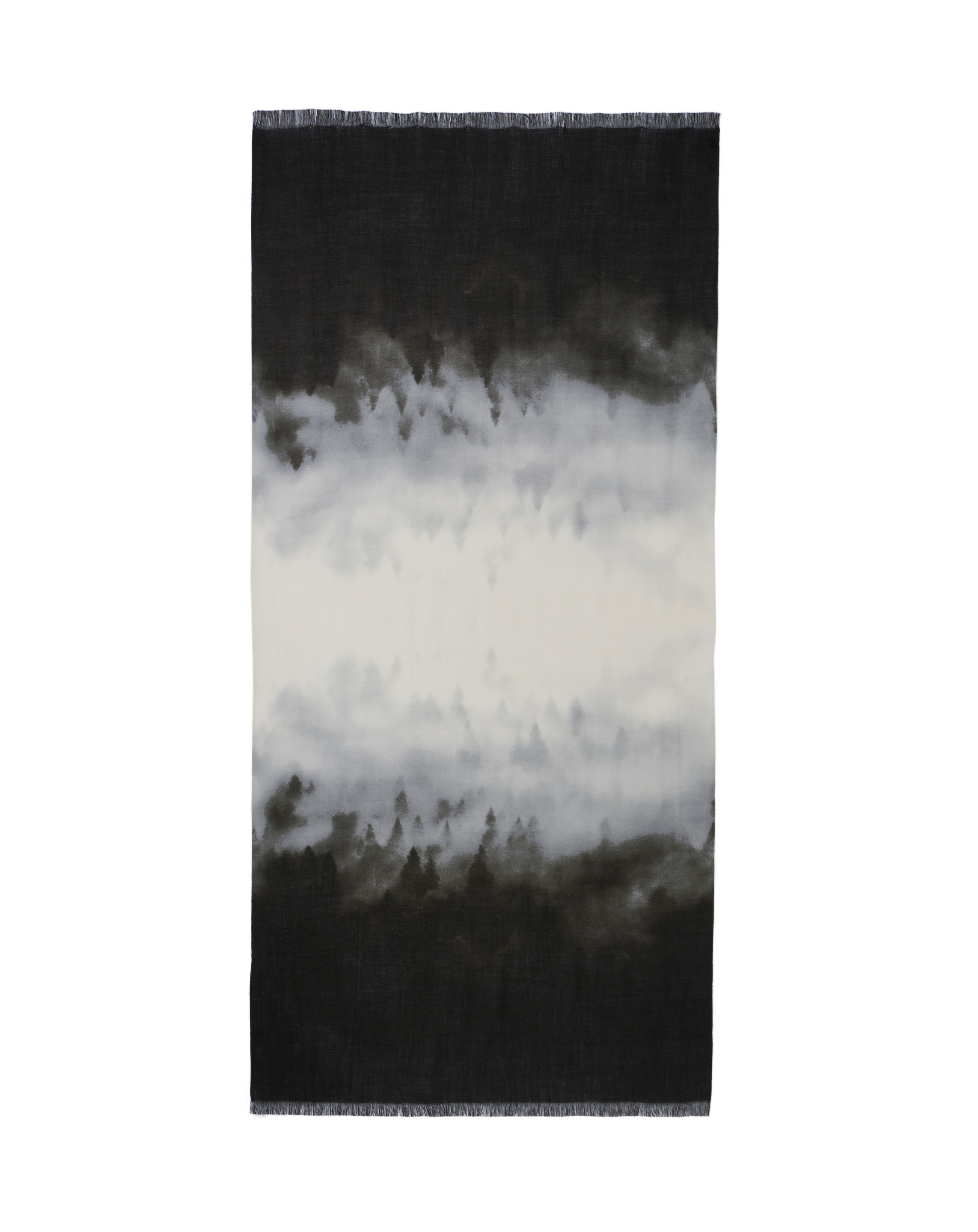 Étole imprimé aube hivernale 180 x 85 cm - Accessoire - NATUREL/CHASSE
