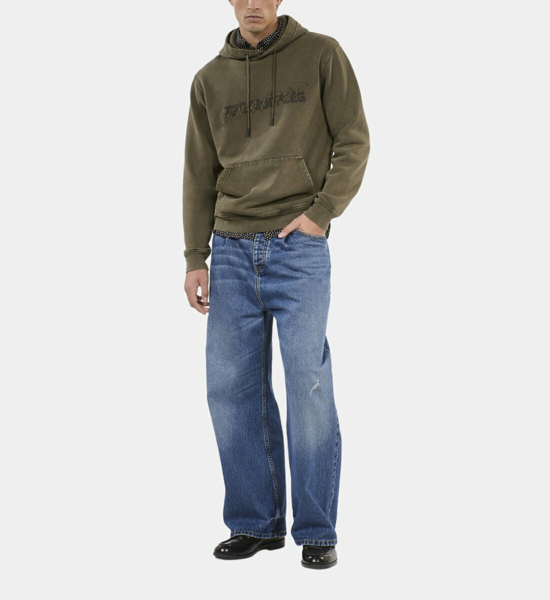 Sweatshirt À Capuche What Is Kaki Homme