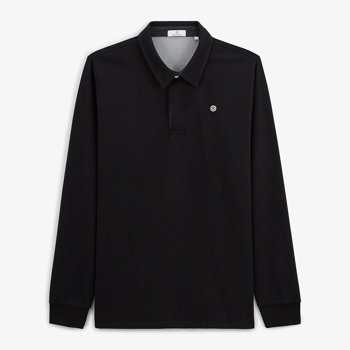 Maillot rugby manches longues Laurel noir