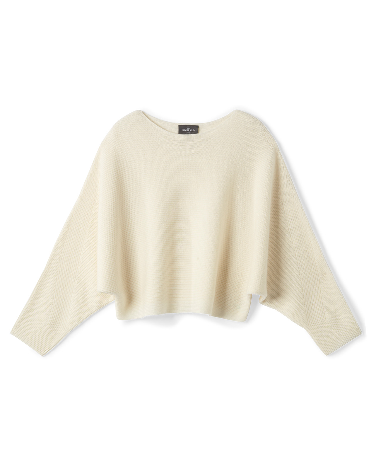 Pull col bateau à côtes - Femme - NATUREL