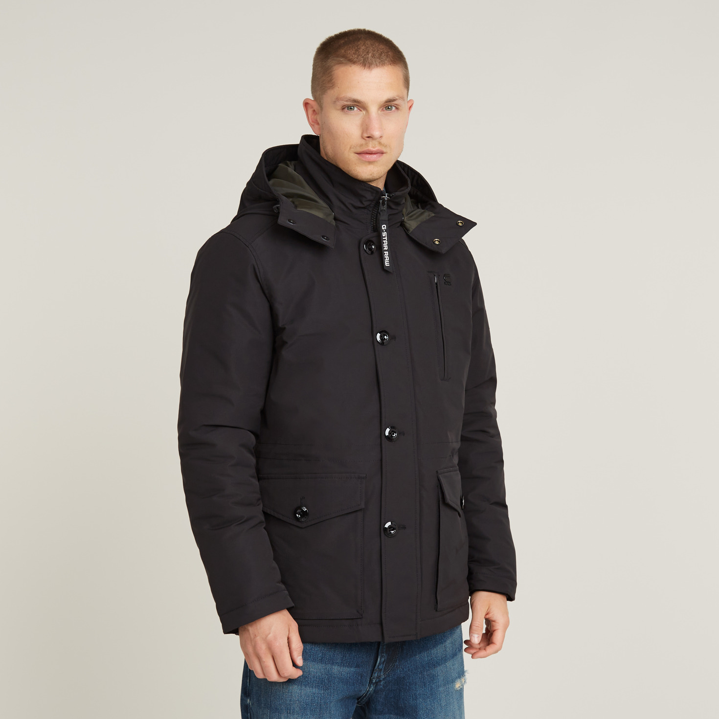 Veste à capuche matelassée Vodan