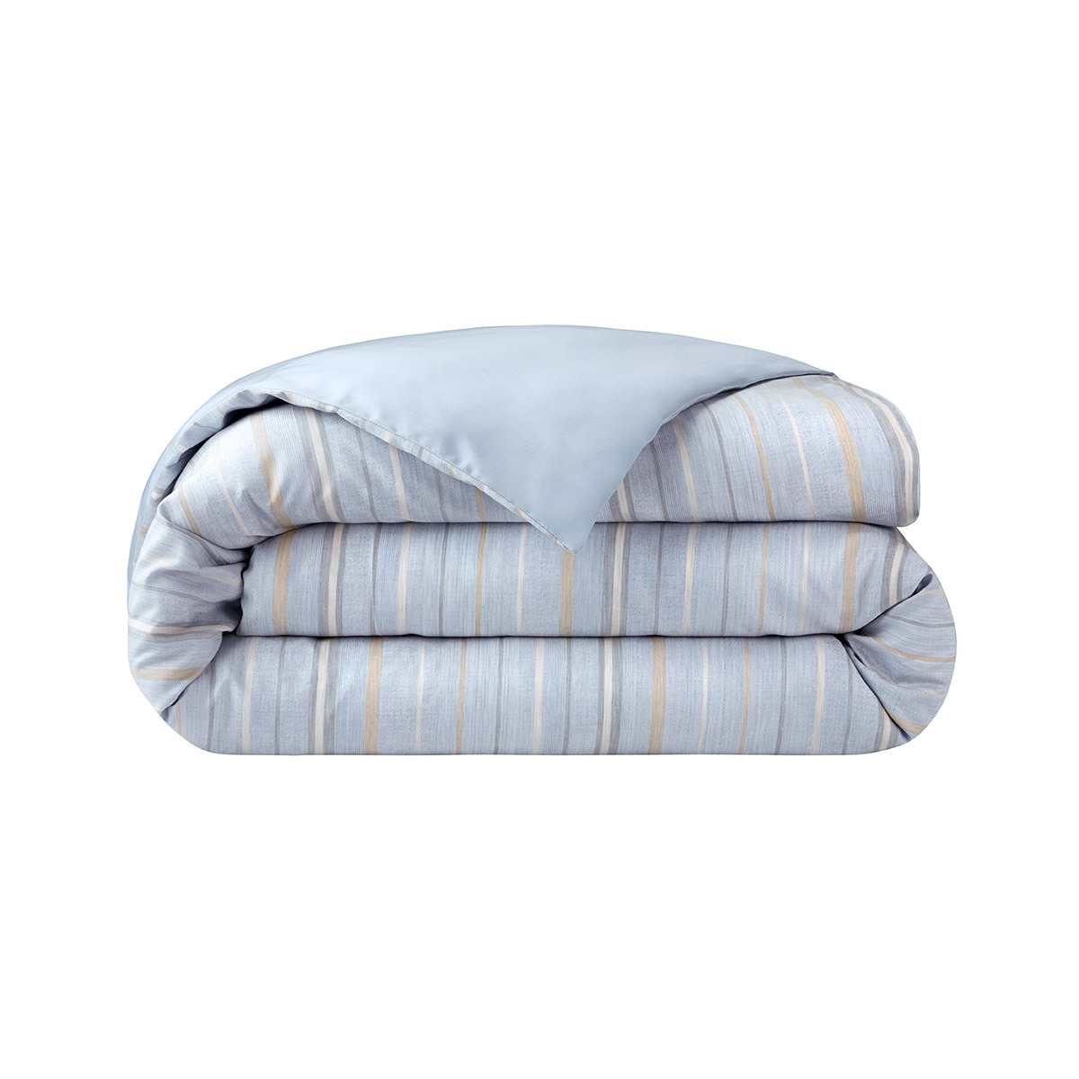 Yves Delorme - Housse de couette en satin bleu, Ombrée