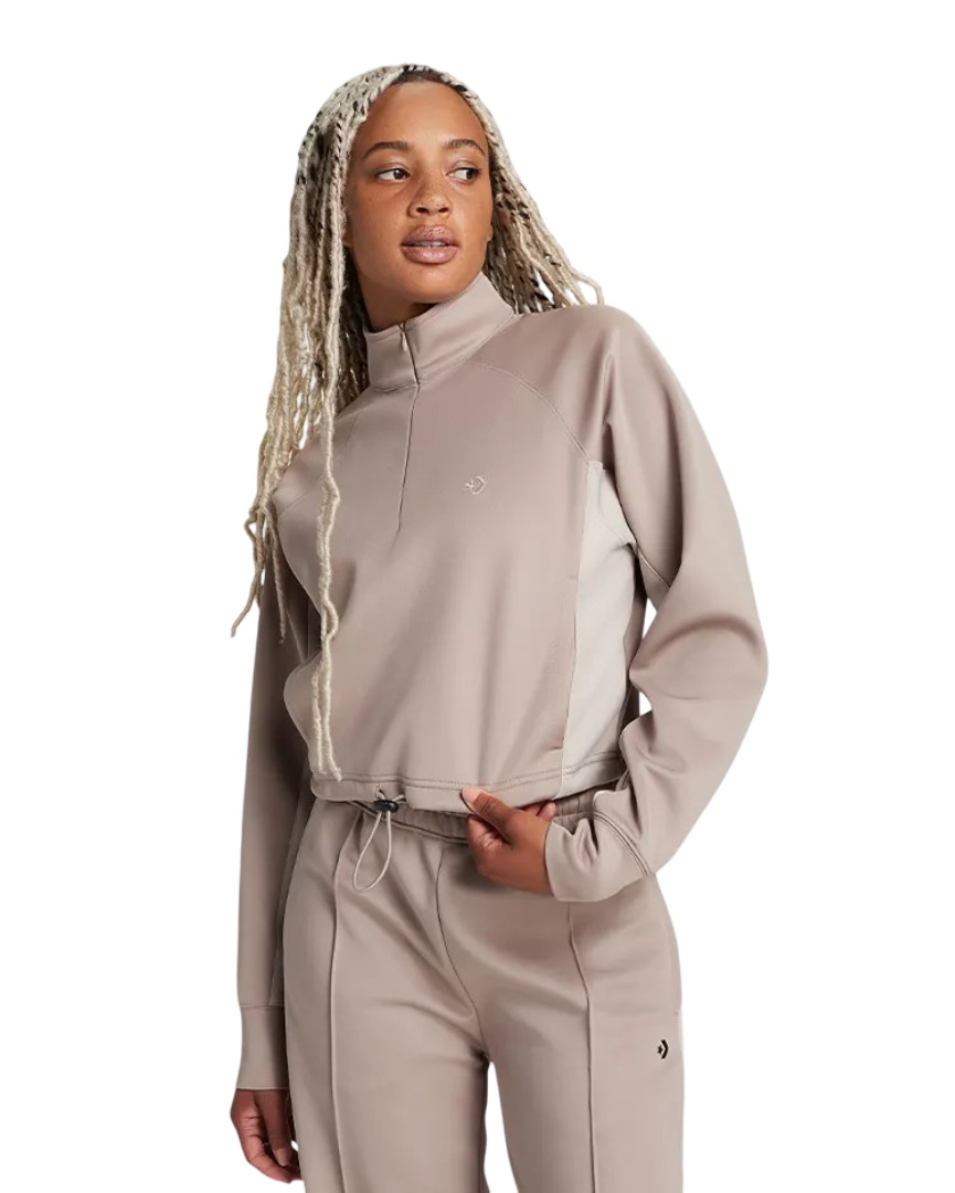 Fleece Turtle Neck Crop Vintage Cargo