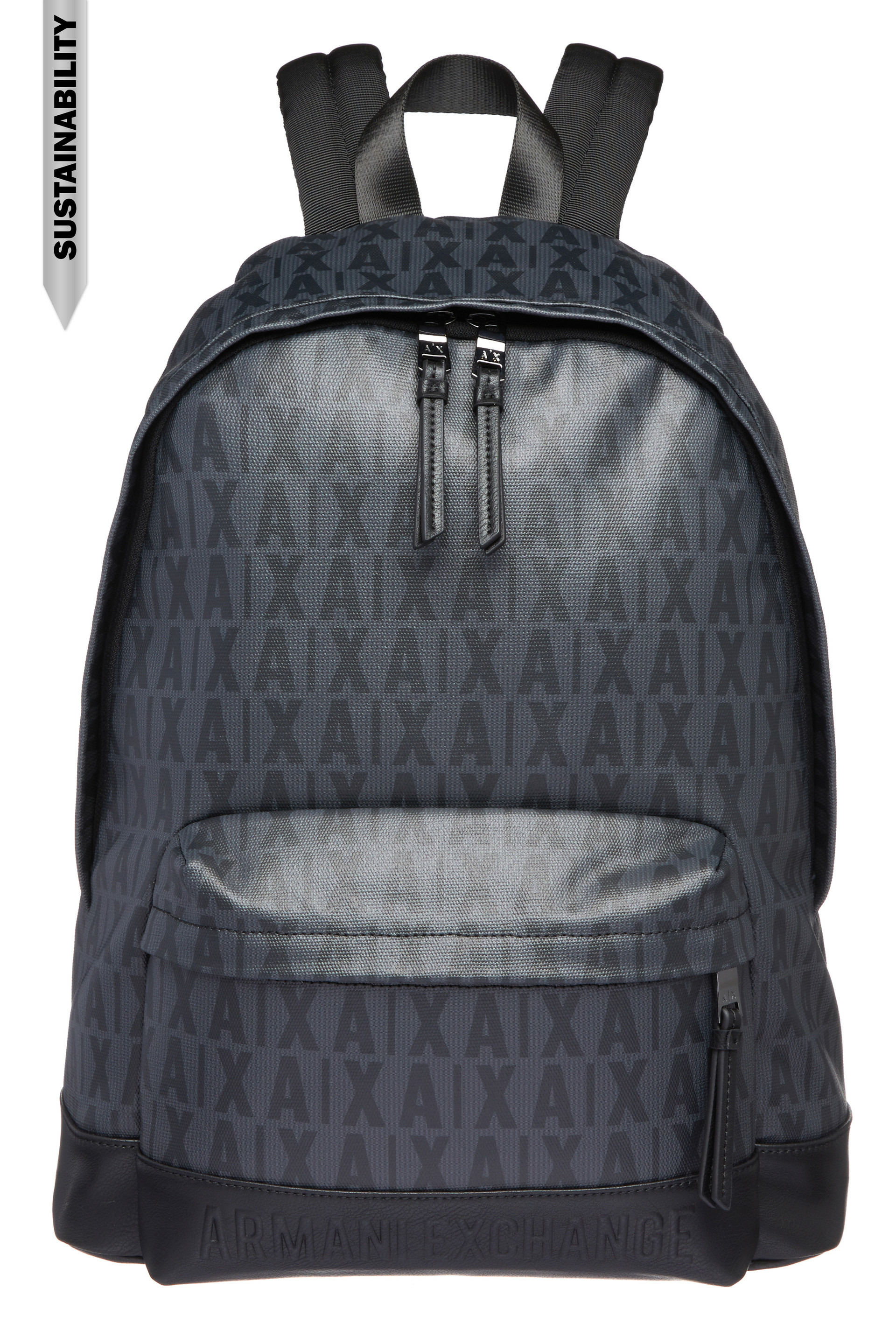 Sac à dos homme - asphalte/noir