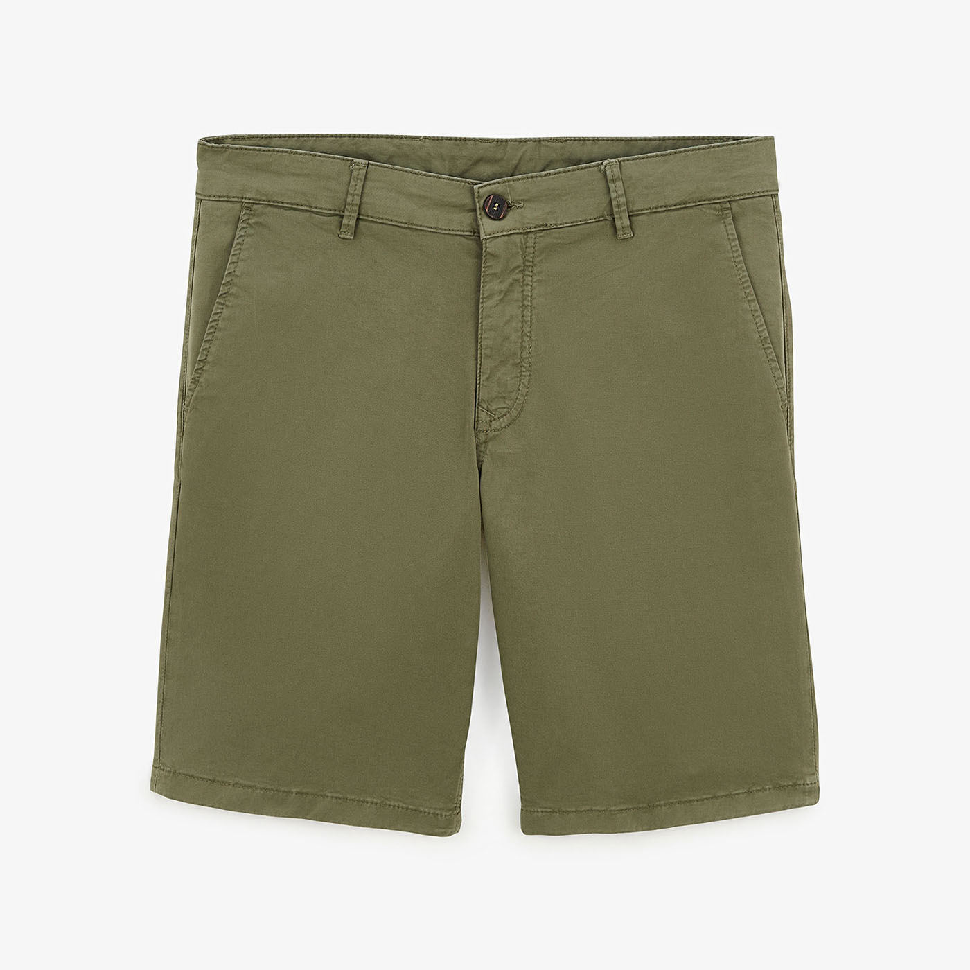 Bermuda comfort fit vert militaire
