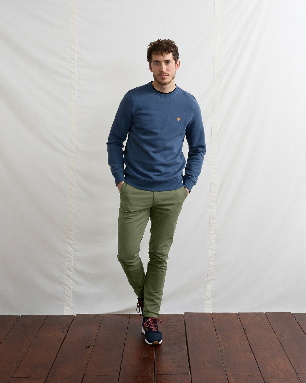 Pantalon kaki poches dos